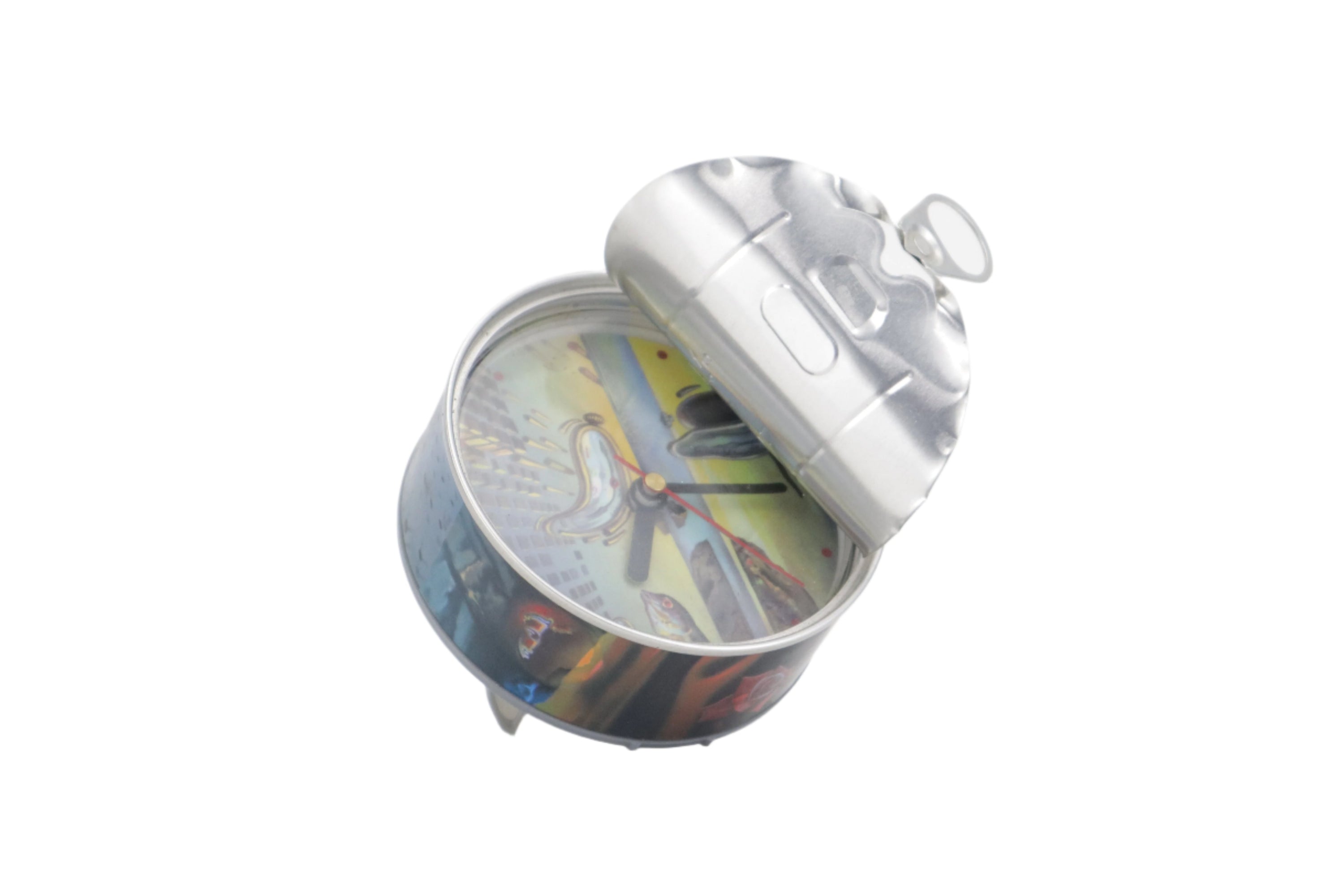 "CANNED TIME" Clock