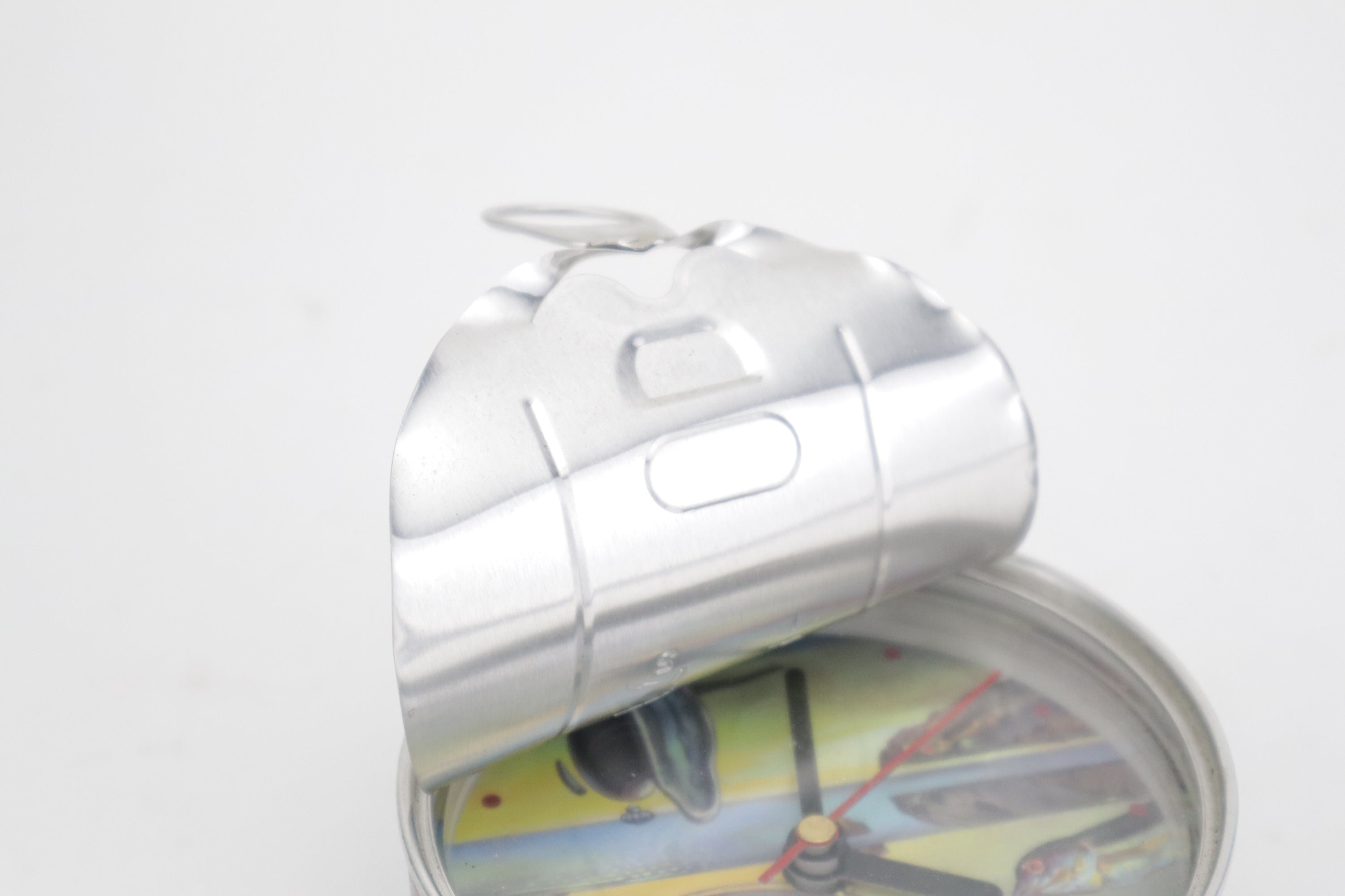 "CANNED TIME" Clock