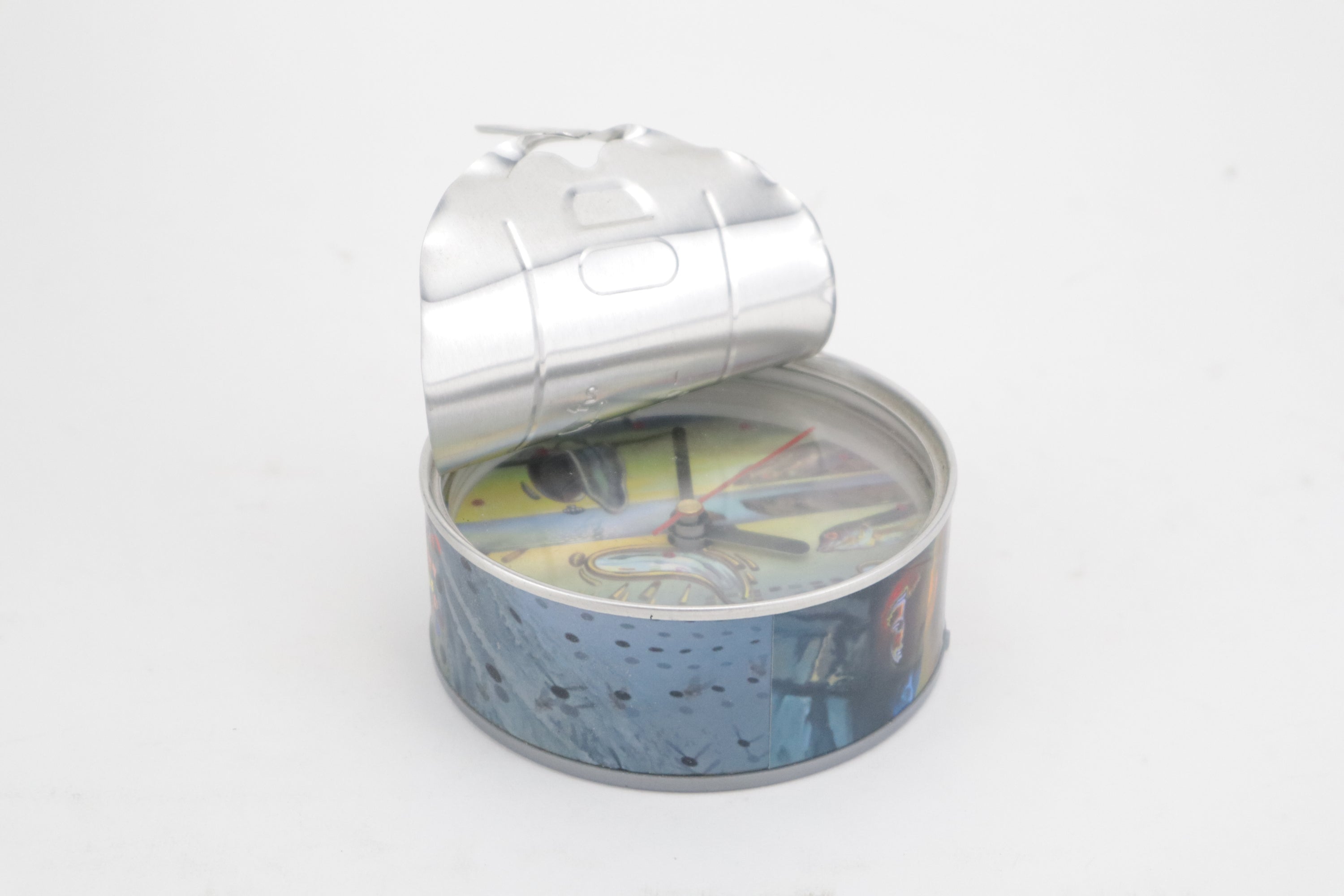 "CANNED TIME" Clock