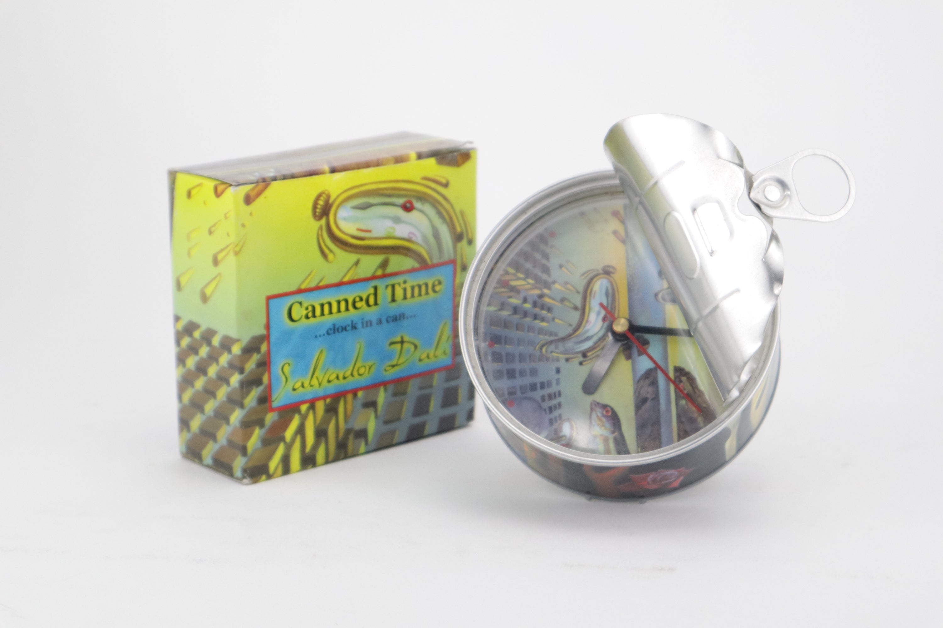 "CANNED TIME" Clock