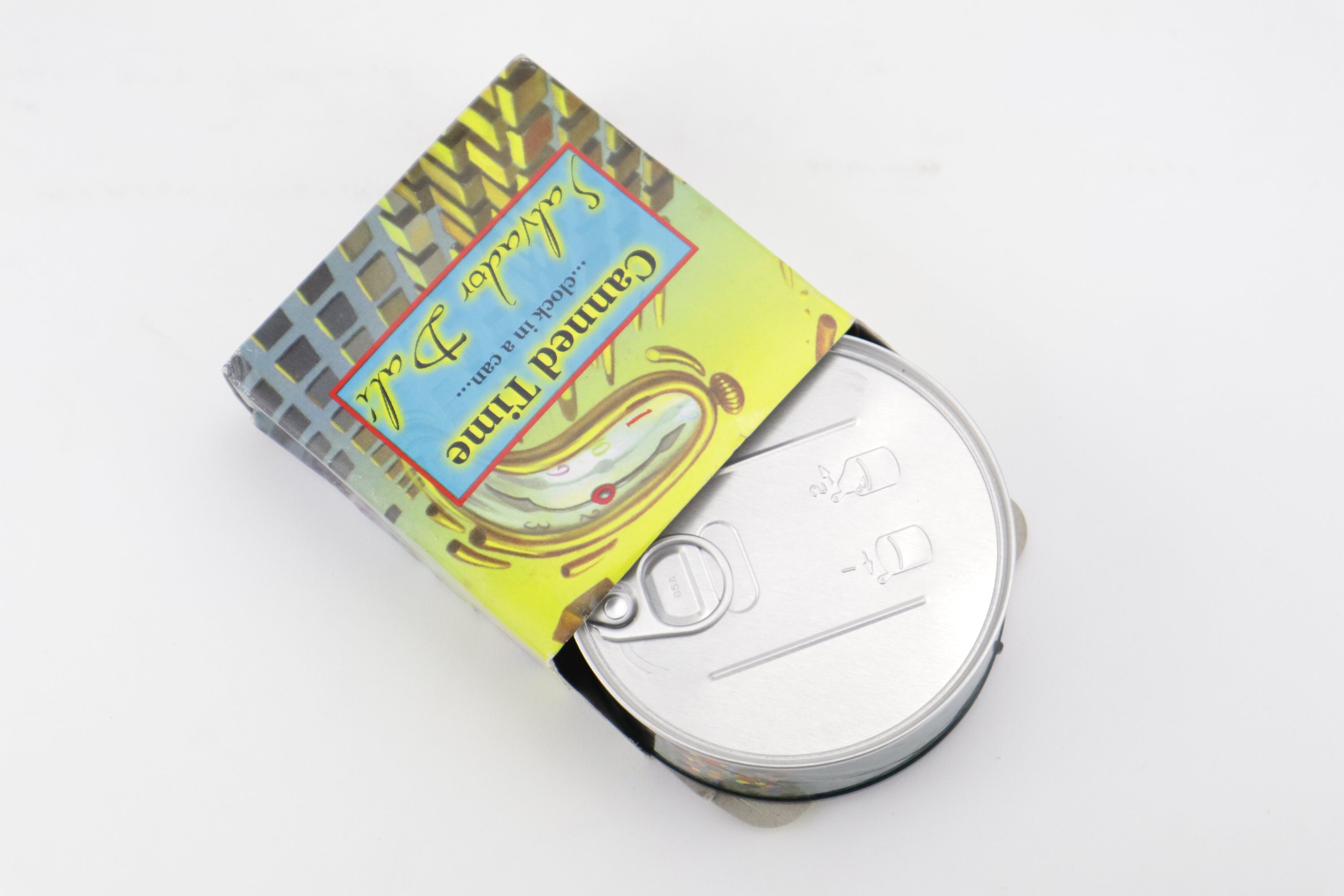 "CANNED TIME" Clock