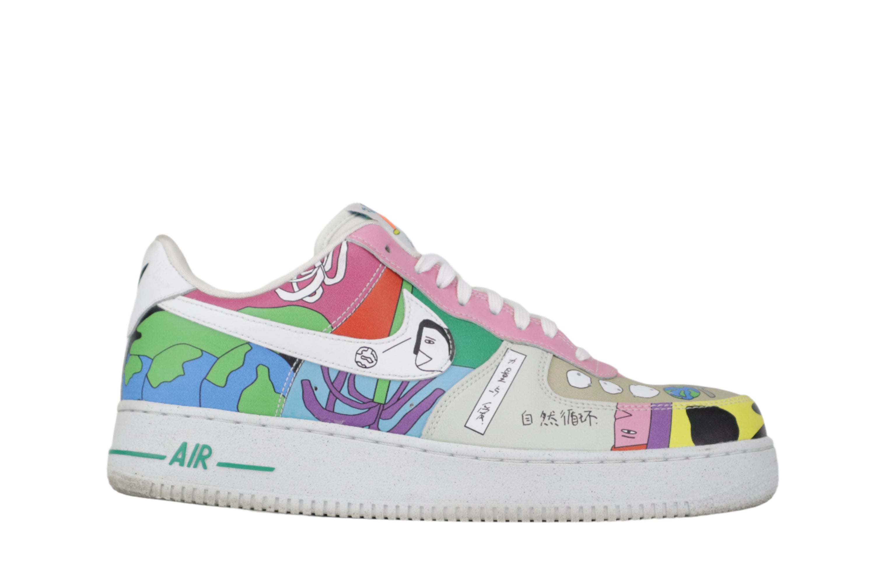 FLYLEATHER AIR FORCE 1 QS X RUOHAN WANG