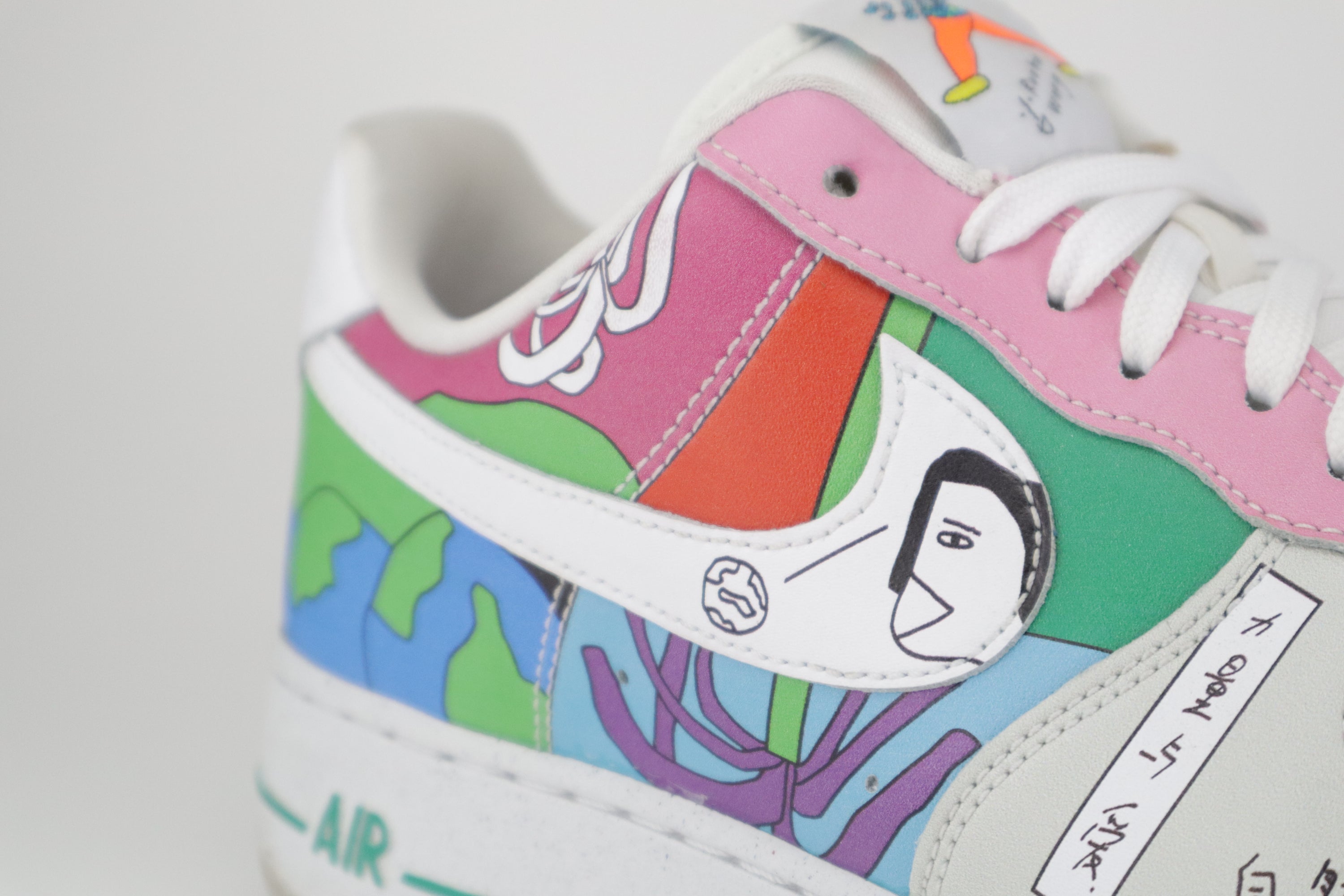 FLYLEATHER AIR FORCE 1 QS X RUOHAN WANG