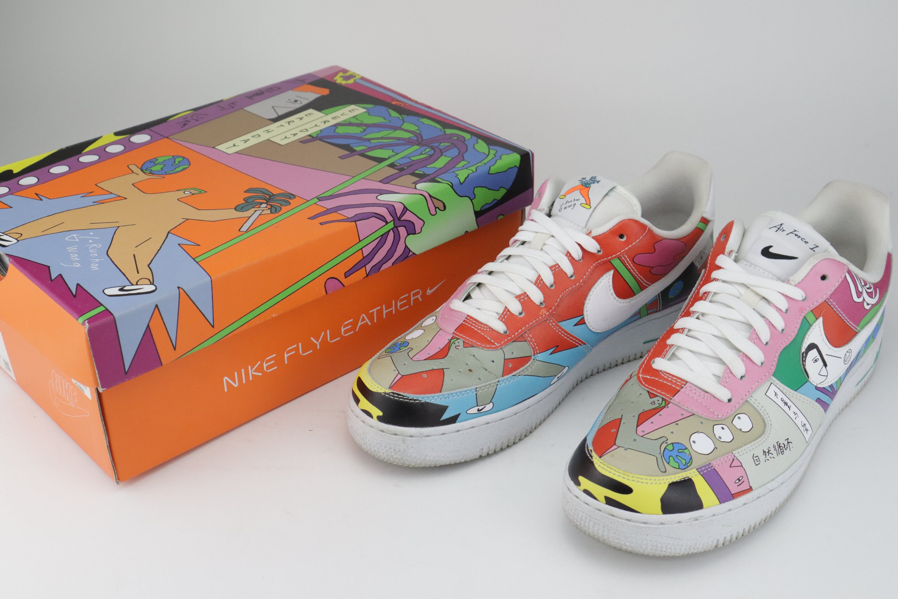 FLYLEATHER AIR FORCE 1 QS X RUOHAN WANG