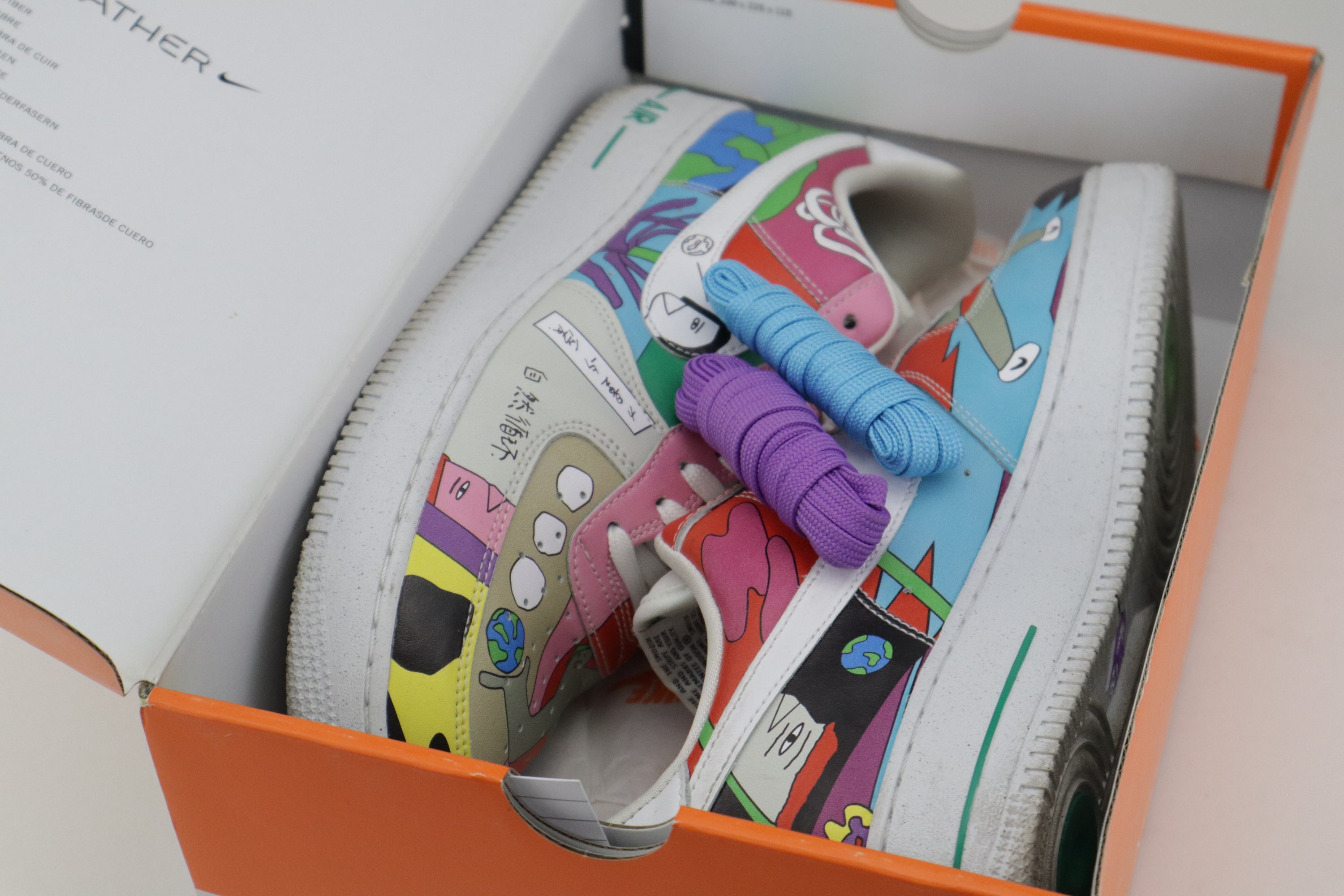 FLYLEATHER AIR FORCE 1 QS X RUOHAN WANG
