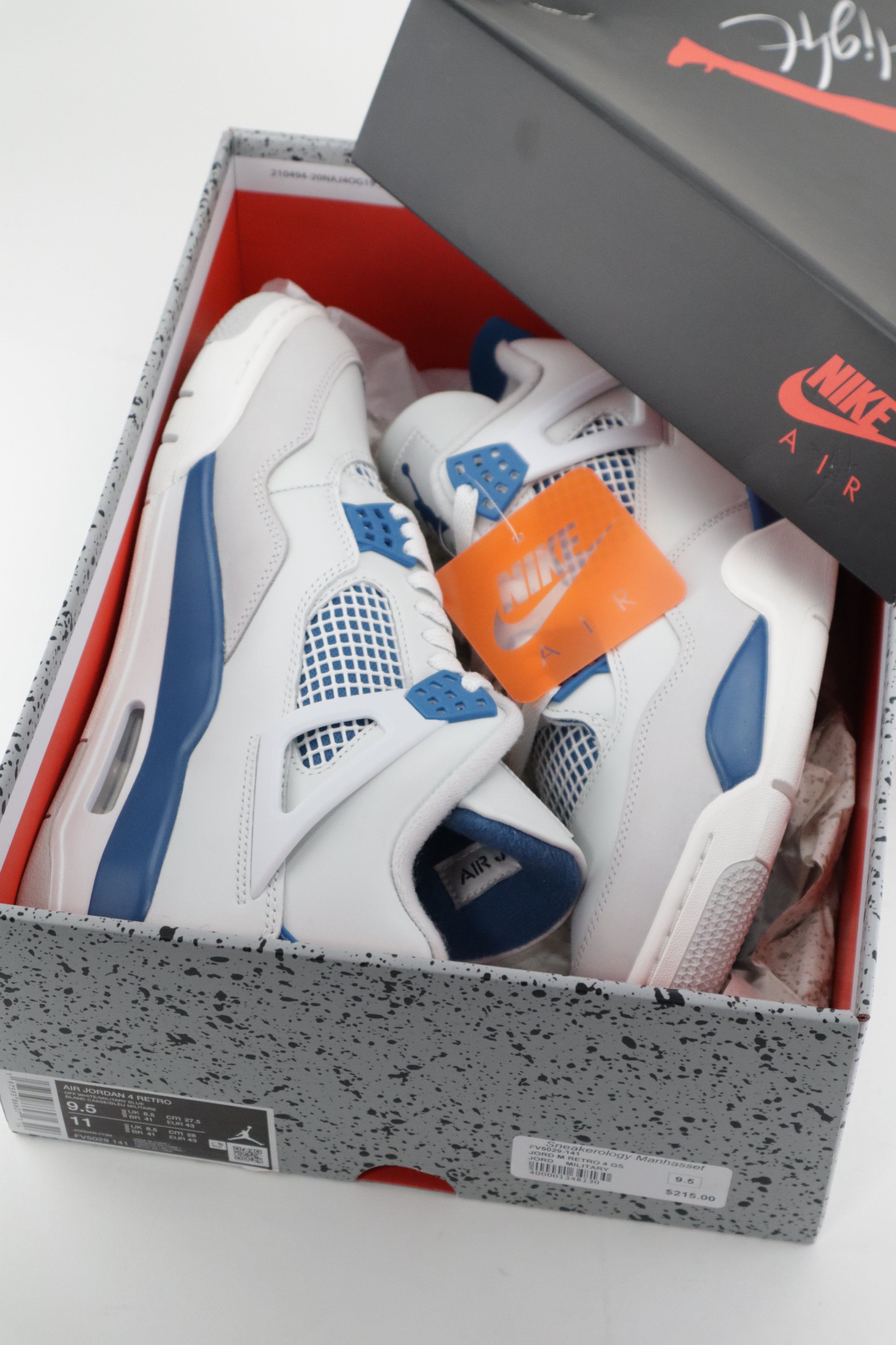 RETRO 4 "MILITRARY BLUE"