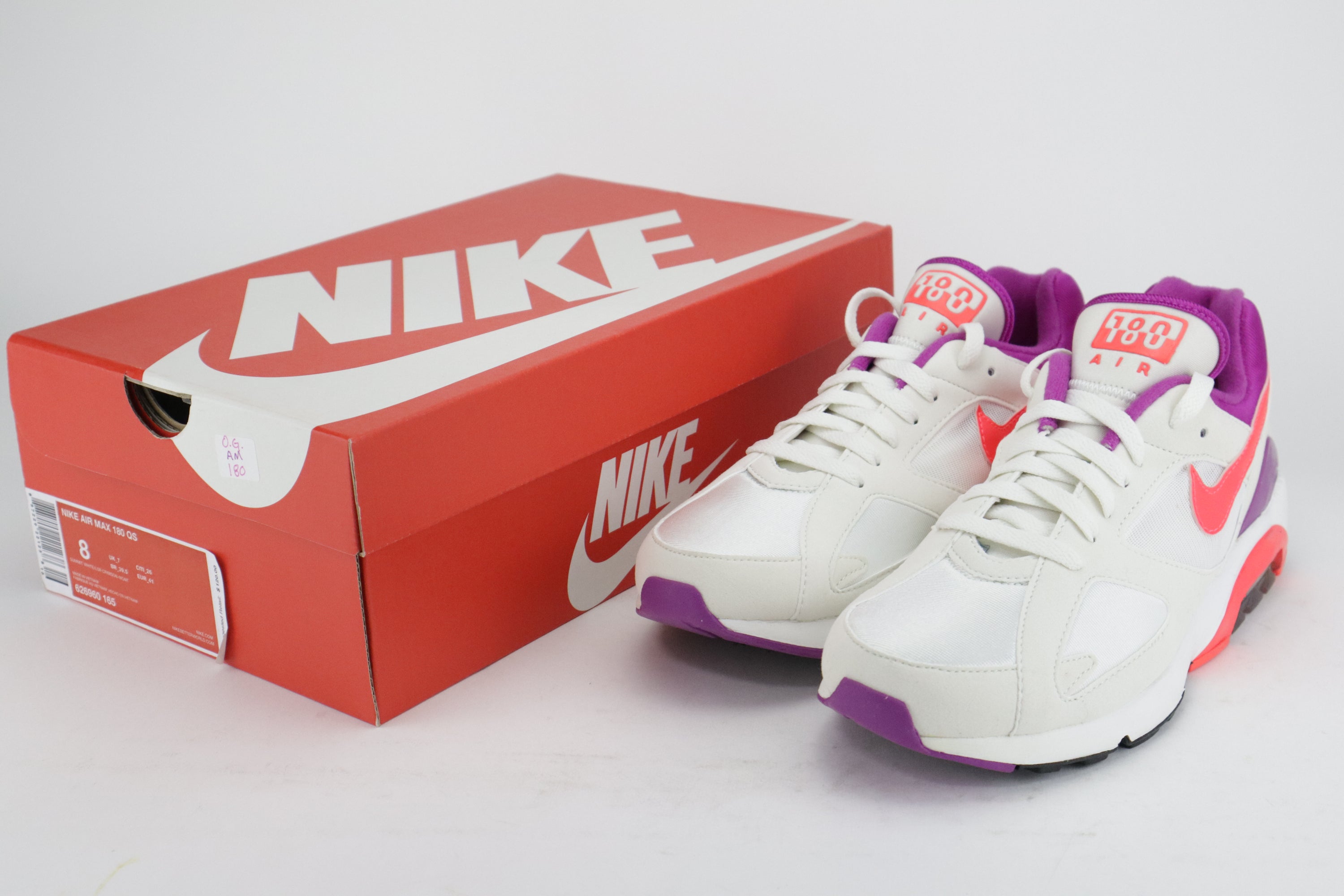 AIR MAX 180 QS "LASER CRIMSON"