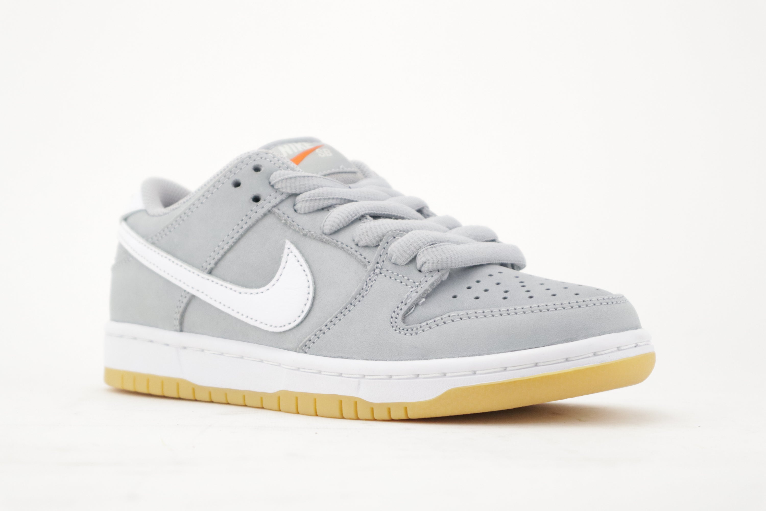 SB DUNK LOW PRO ISO "ORANGE LABEL" WOLF GREY GUM
