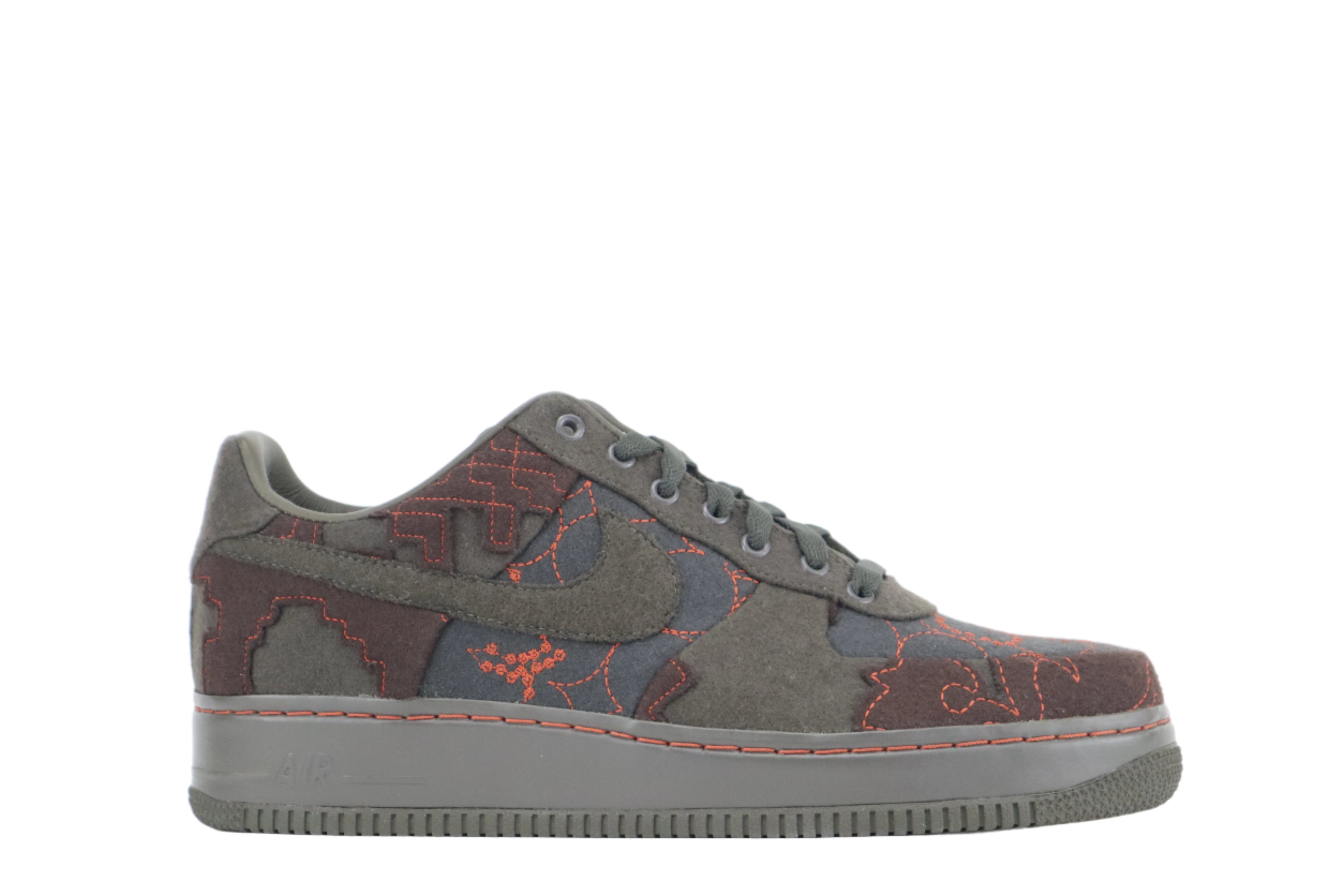 NIKE AIR FORCE 1 SUPREME TZ "MAHARAM FABRICS" DRAGON RED