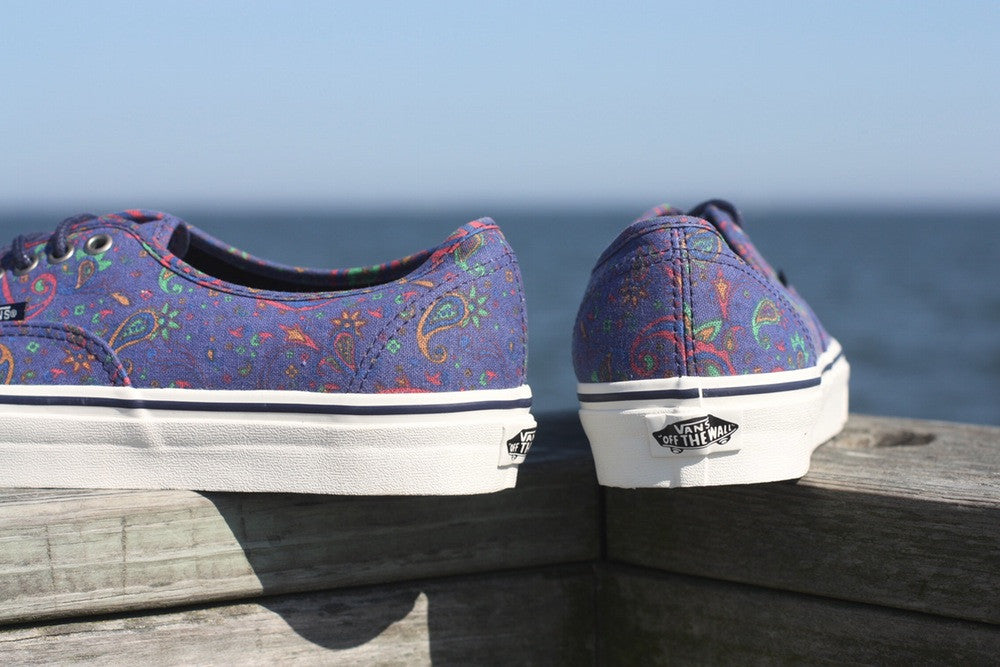 VANS AUTHENTIC MEDIEVAL BLUE PAISLEY VN-0W4NDNJ - thesneakerspy