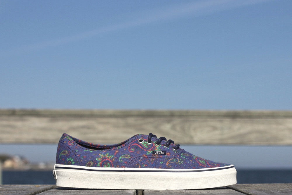VANS AUTHENTIC MEDIEVAL BLUE PAISLEY VN-0W4NDNJ - thesneakerspy