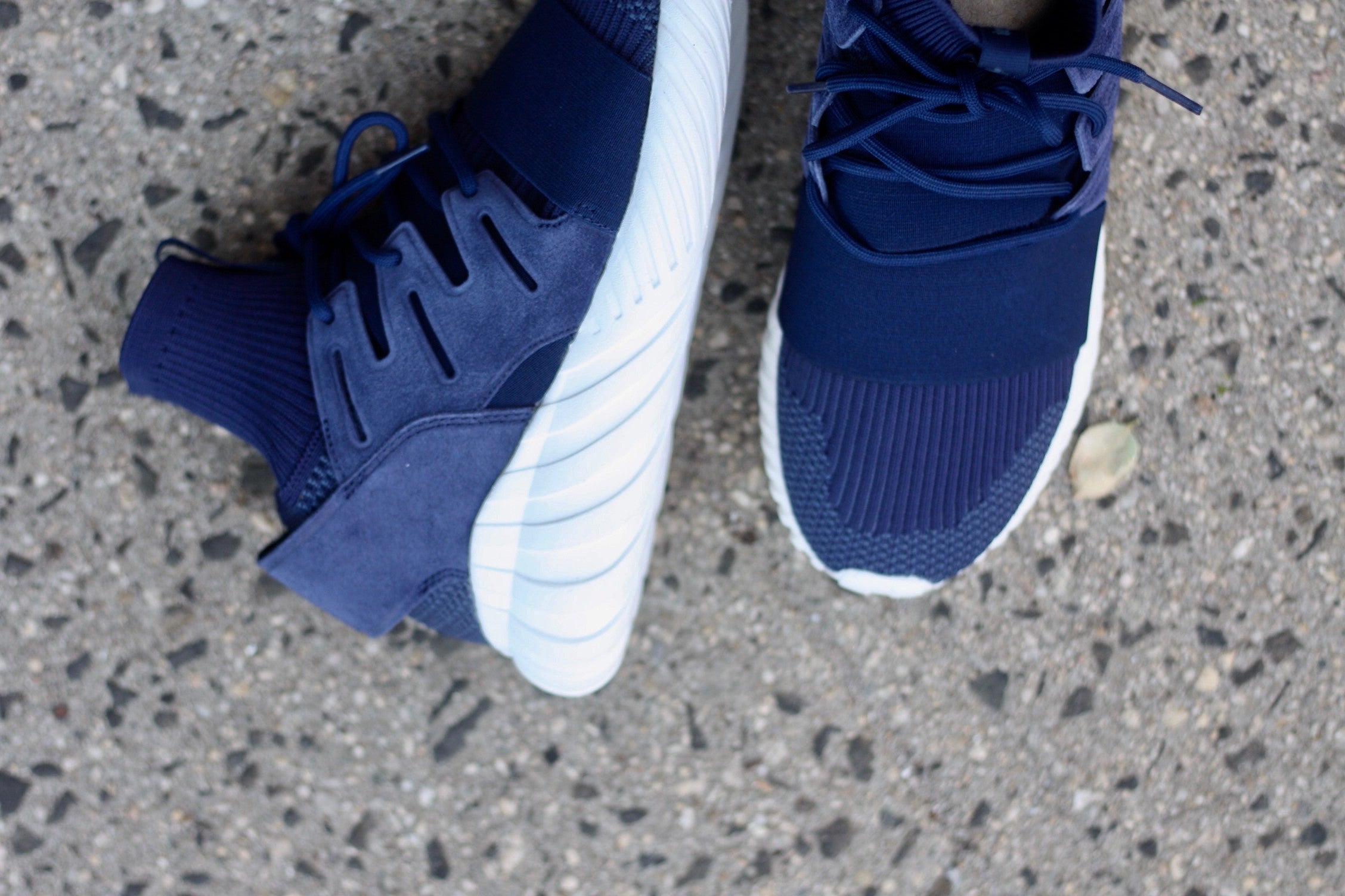 ADIDAS TUBULAR DOOM PK PRIMEKNIT "NAVY / WHITE" S80103 - thesneakerspy