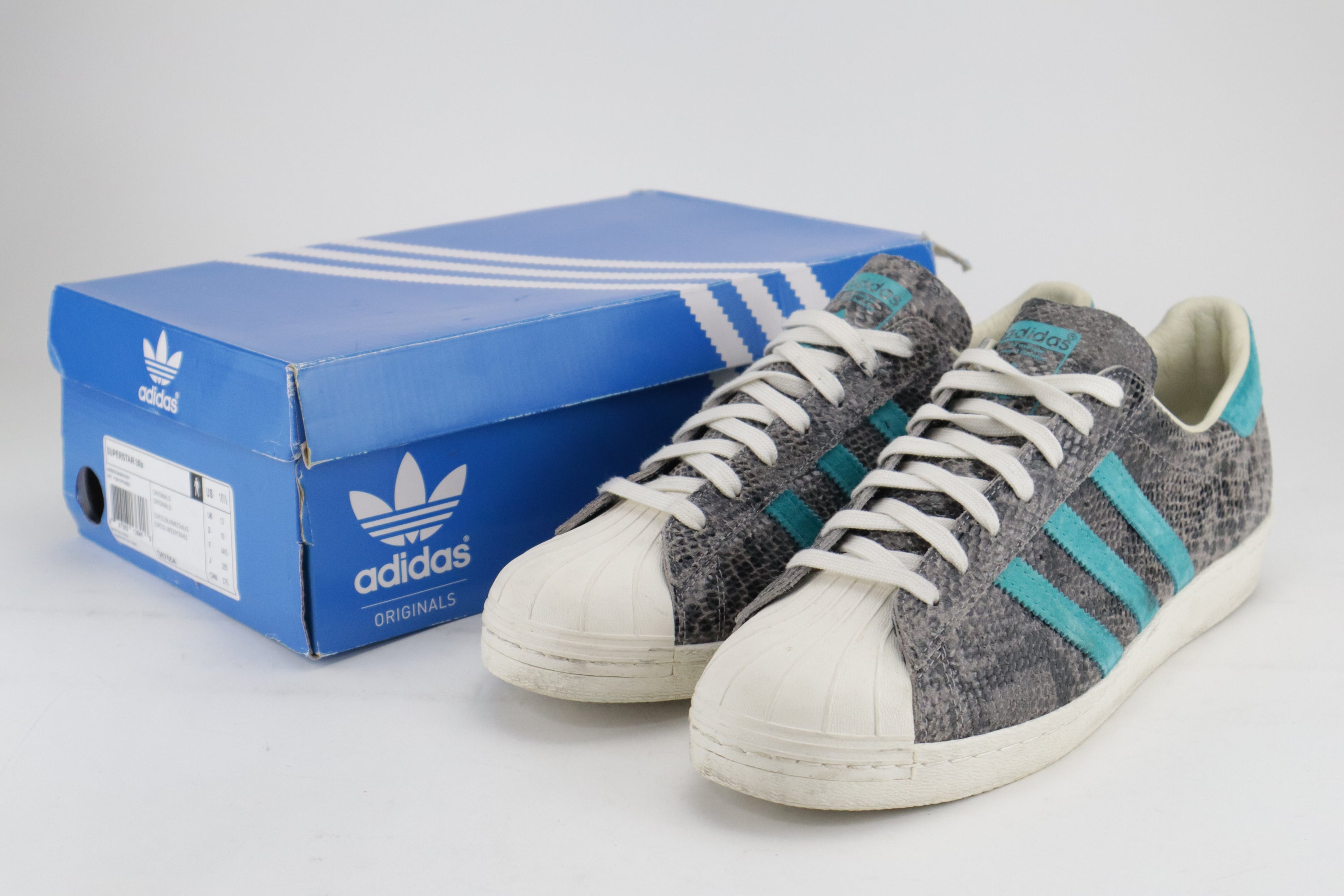 SUPERSTAR 80S "TEAL SNAKESKIN"