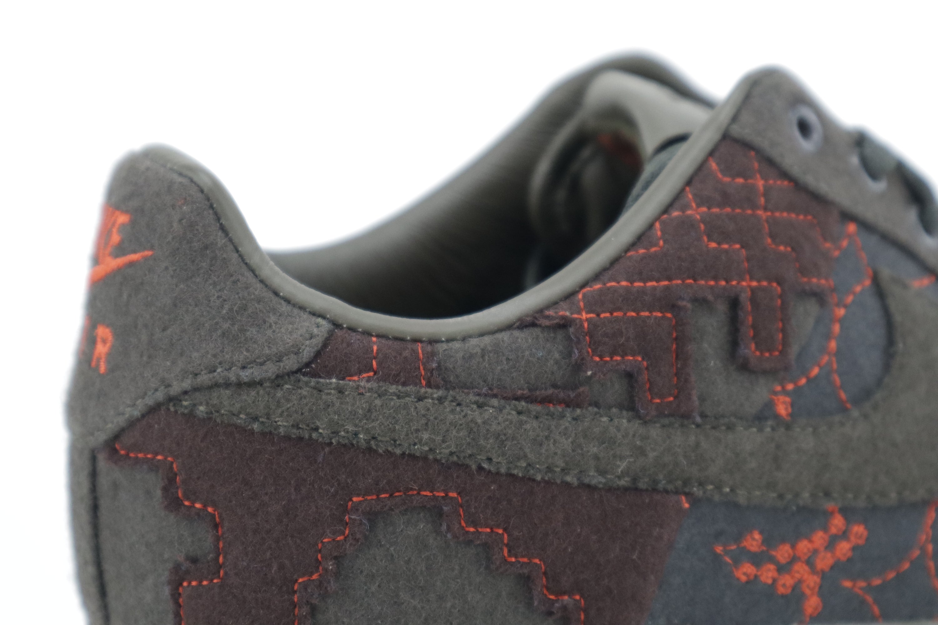 NIKE AIR FORCE 1 SUPREME TZ "MAHARAM FABRICS" DRAGON RED