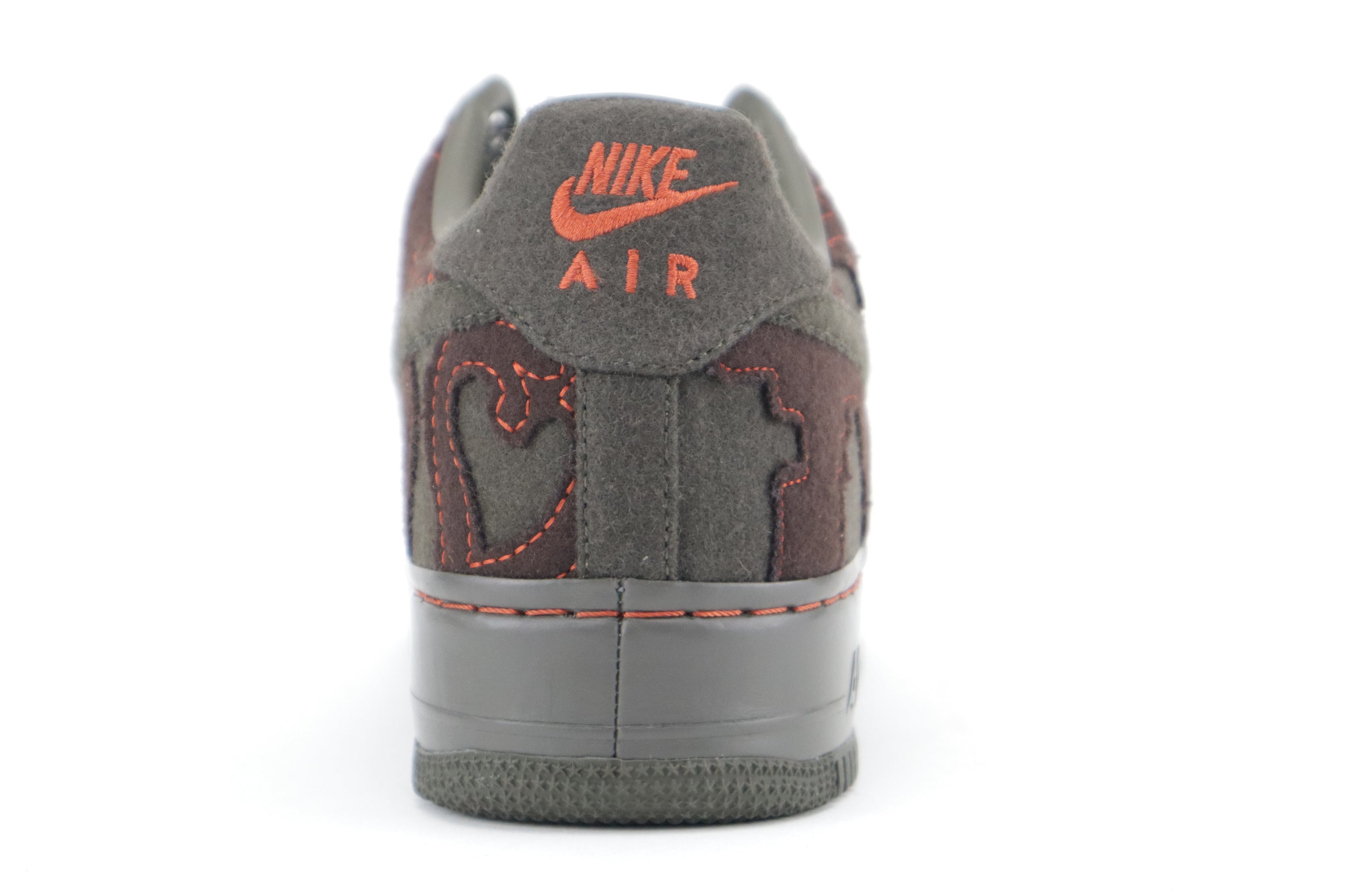 NIKE AIR FORCE 1 SUPREME TZ "MAHARAM FABRICS" DRAGON RED