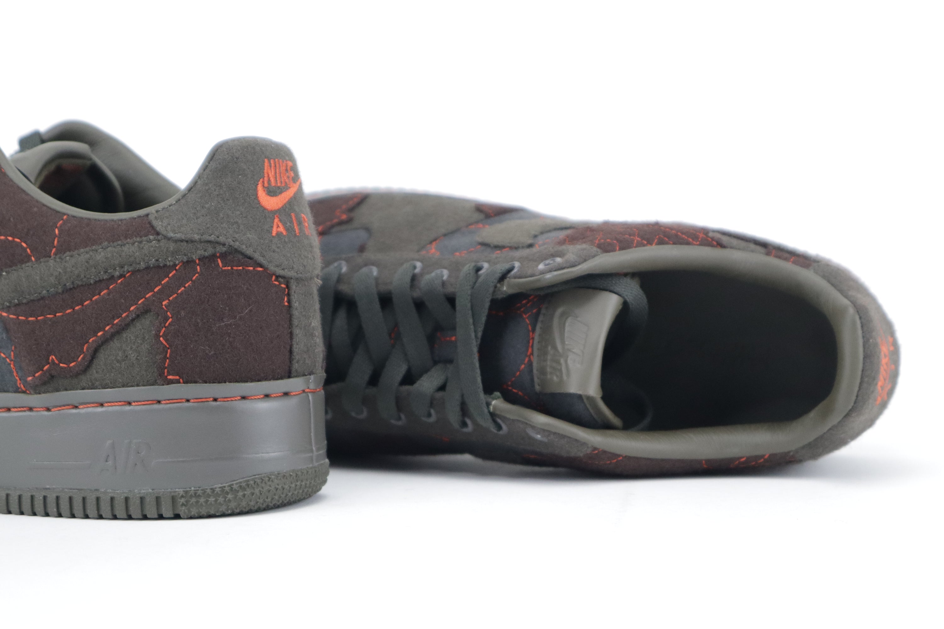 NIKE AIR FORCE 1 SUPREME TZ "MAHARAM FABRICS" DRAGON RED