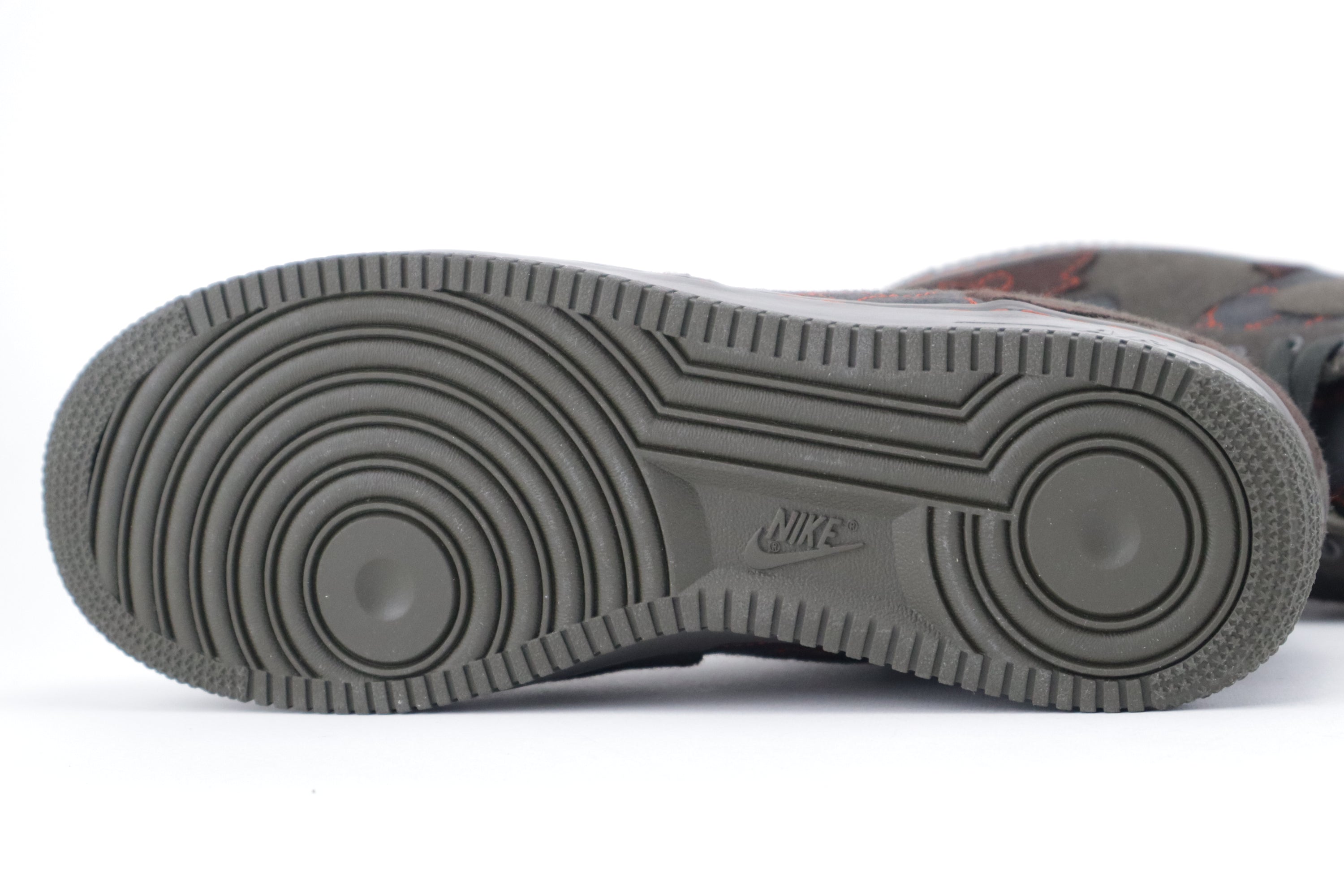 NIKE AIR FORCE 1 SUPREME TZ "MAHARAM FABRICS" DRAGON RED