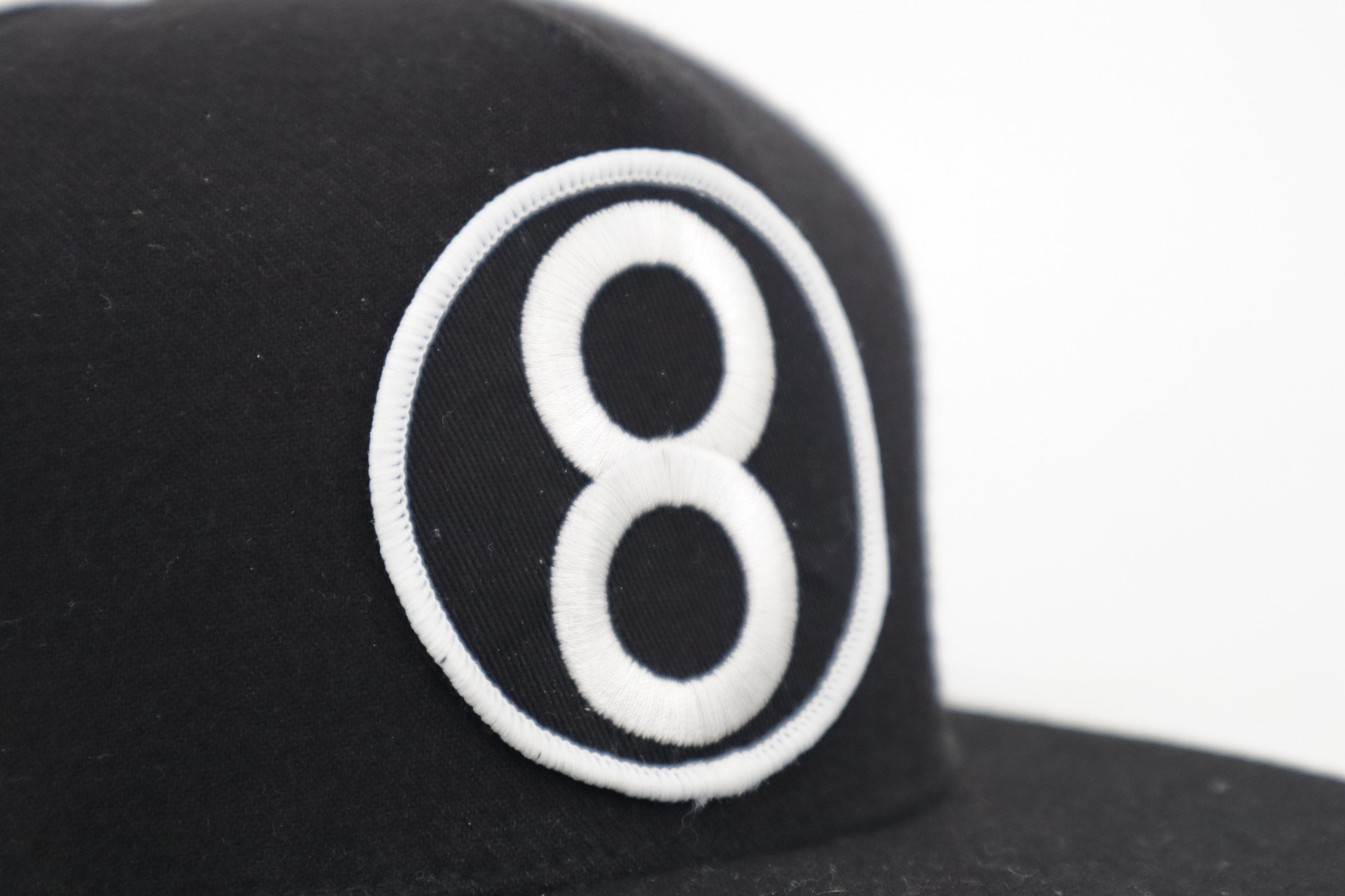 SS12 8 BALL SNAPBACK - BLACK