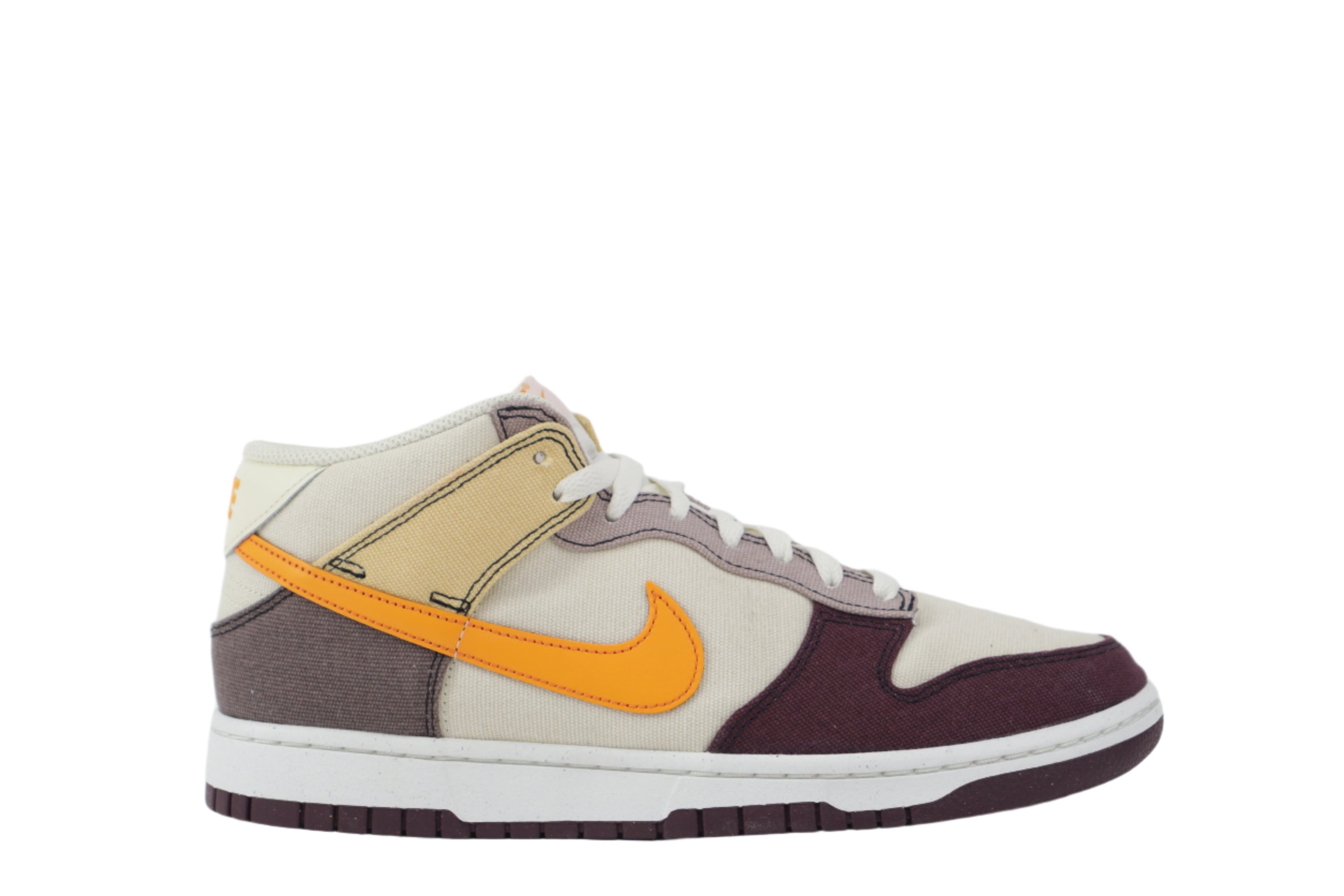 DUNK MID "COCONUT / VIVID ORANGE"