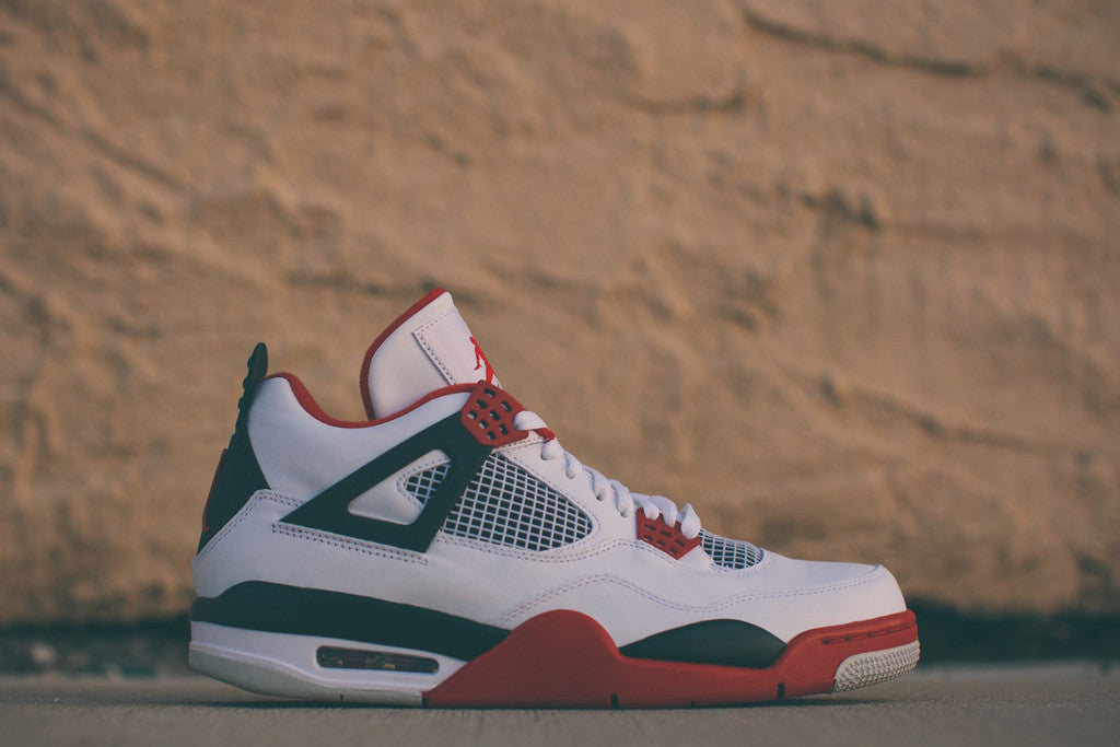 AIR JORDAN RETRO 4 IV "FIRE RED" 308497-110 - thesneakerspy