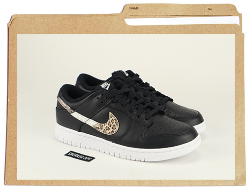 NIKE DUNK LOW SE WOMENS "ANIMAL PACK" BLACK DD7099 001