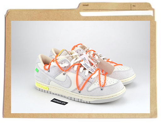 NIKE DUNK LOW OFF WHITE "LOT 11 OF 50" DJ0950 108