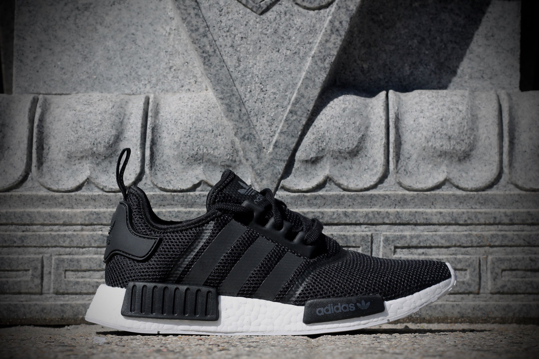 ADIDAS NMD R1 MONOCROME BLACK MESH S79165 - thesneakerspy