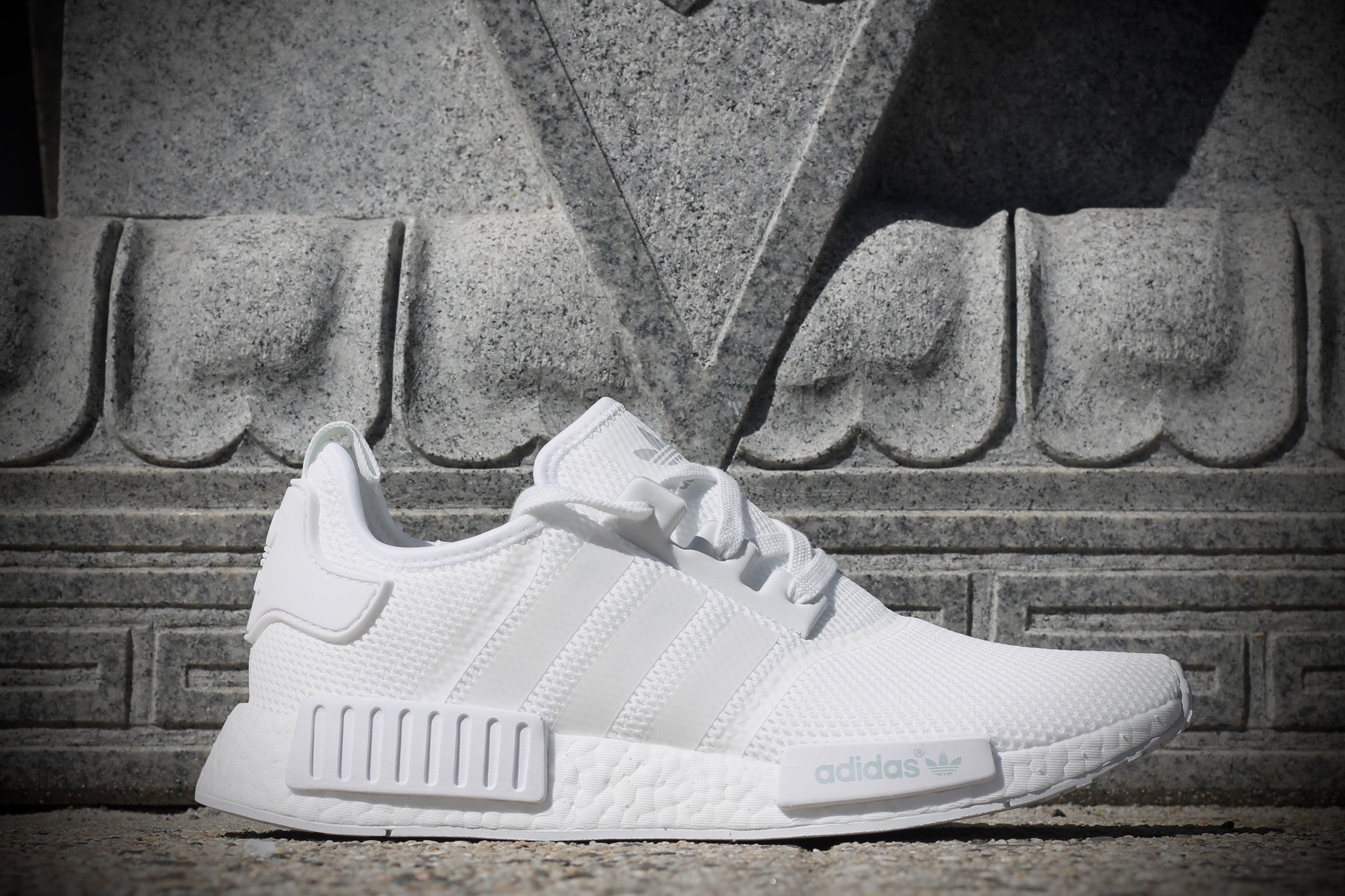 ADIDAS NMD R1 MONOCROME WHITE MESH S79166 - thesneakerspy