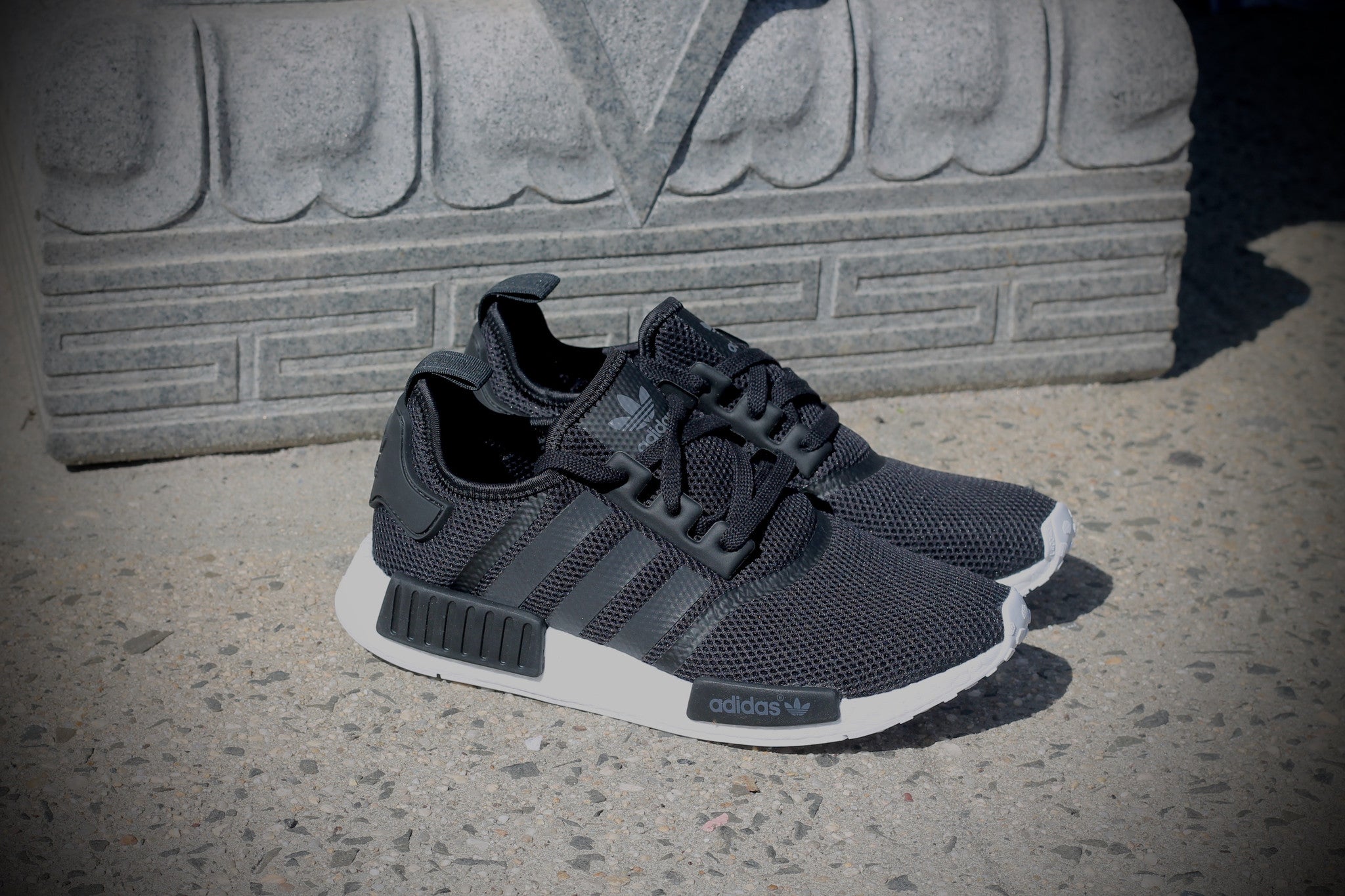 ADIDAS NMD R1 MONOCROME BLACK MESH S79165 - thesneakerspy