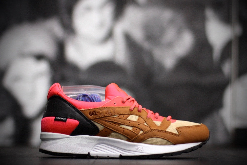 ASICS GEL LYTE V X CONCEPTS "MIX & MATCH" CORAL - thesneakerspy