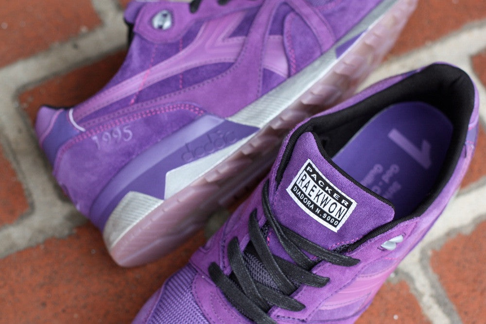 DIADORA N9000 X RAEKWON X PACKER SHOES "PURPLE TAPE" - thesneakerspy