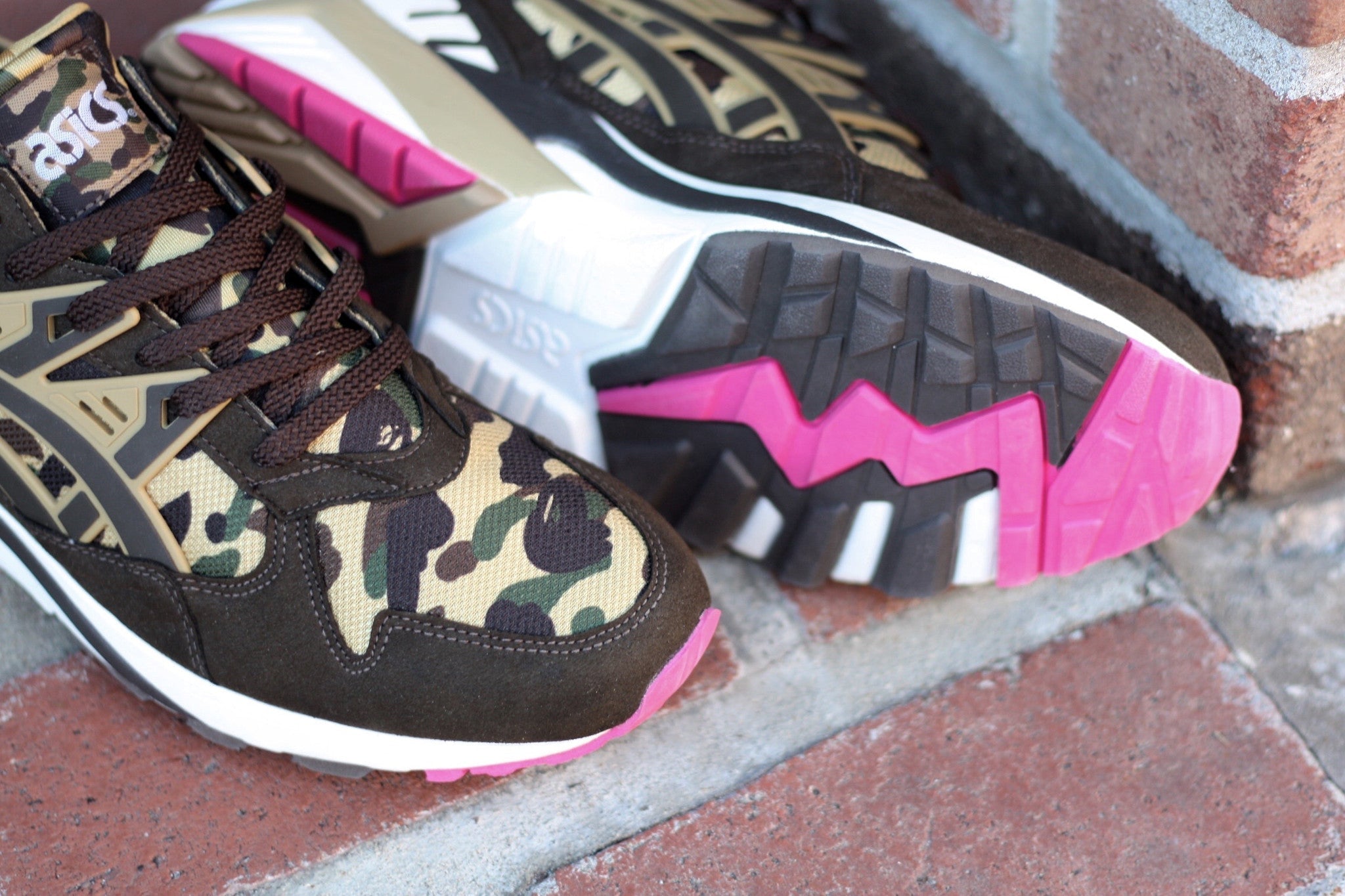 ASICS GEL KAYANO X BAPE BATHING APE CAMO - thesneakerspy