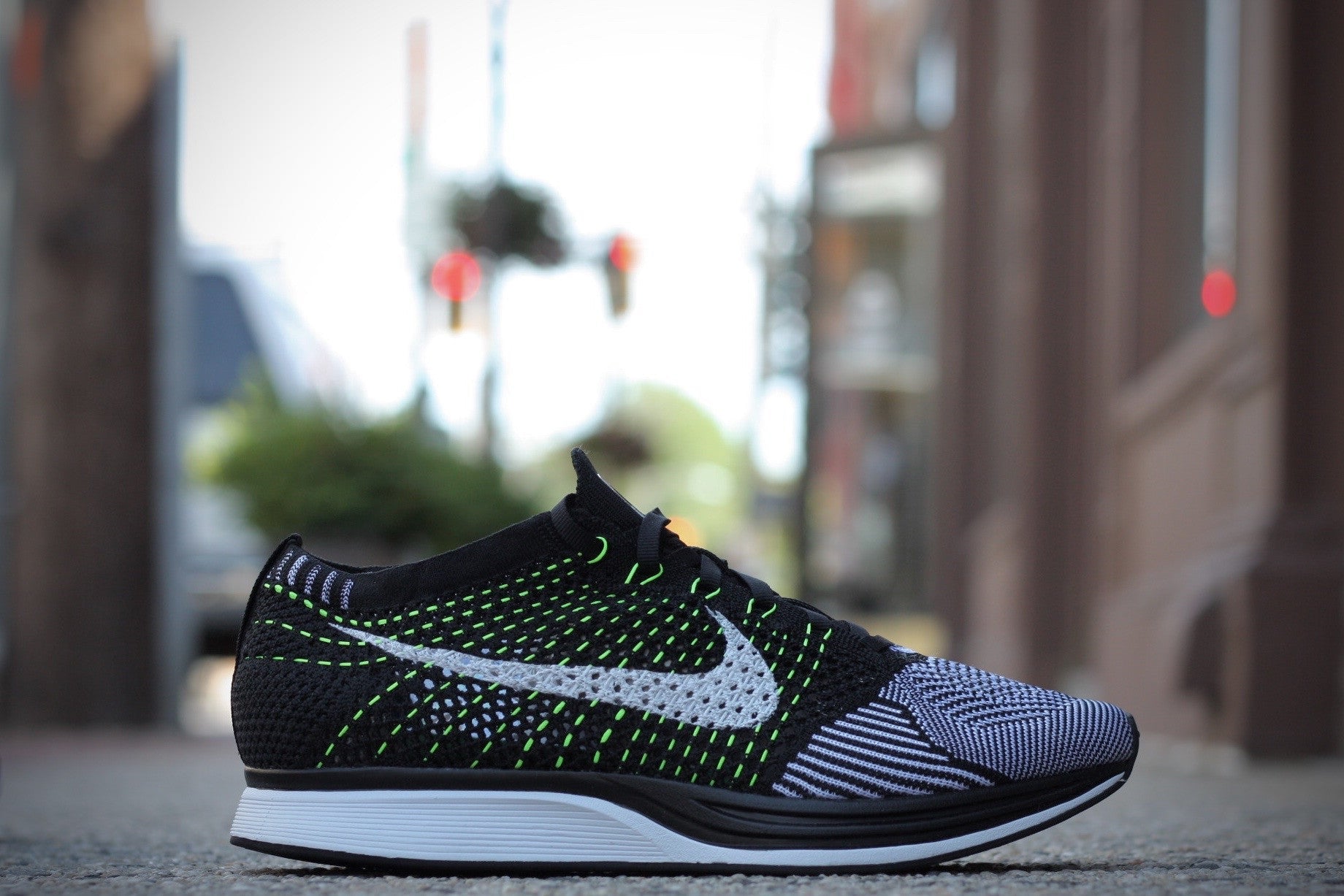 NIKE FLYKNIT RACER "BLACK/WHITE" 3184129-111 - thesneakerspy