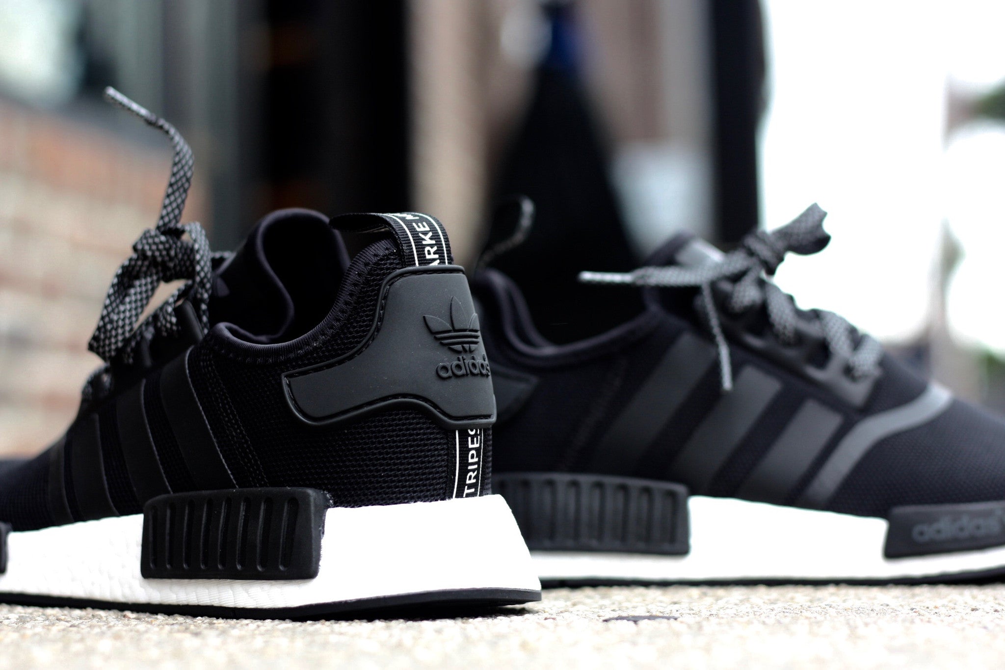 ADIDAS NMD R1 CORE BLACK / WHITE 3M REFLECTIVE - thesneakerspy