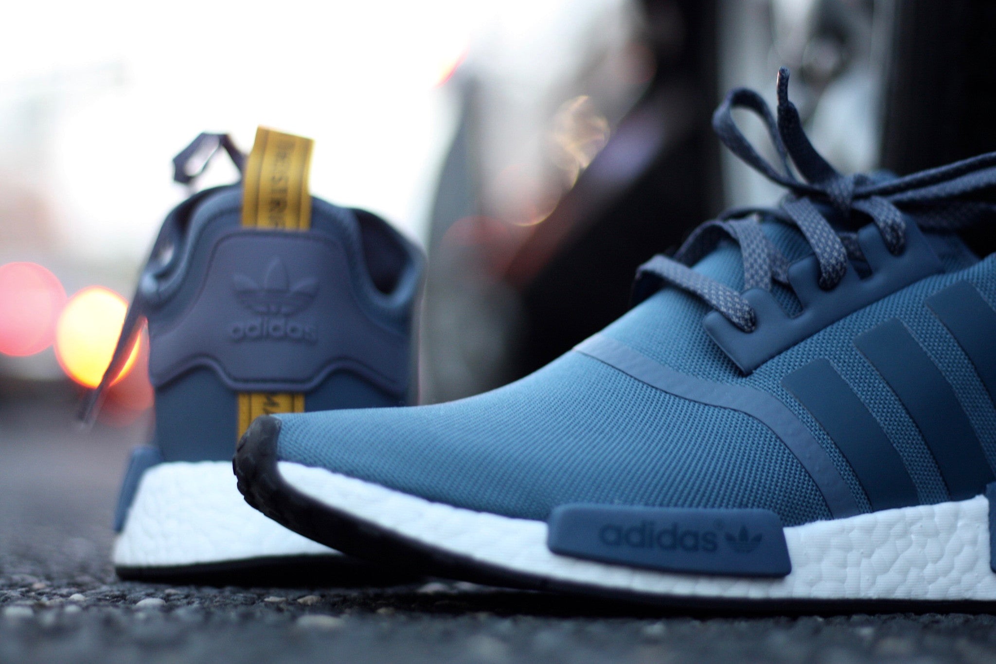 ADIDAS NMD-R1 INK BLUE / MINT YELLOW S31515 - thesneakerspy