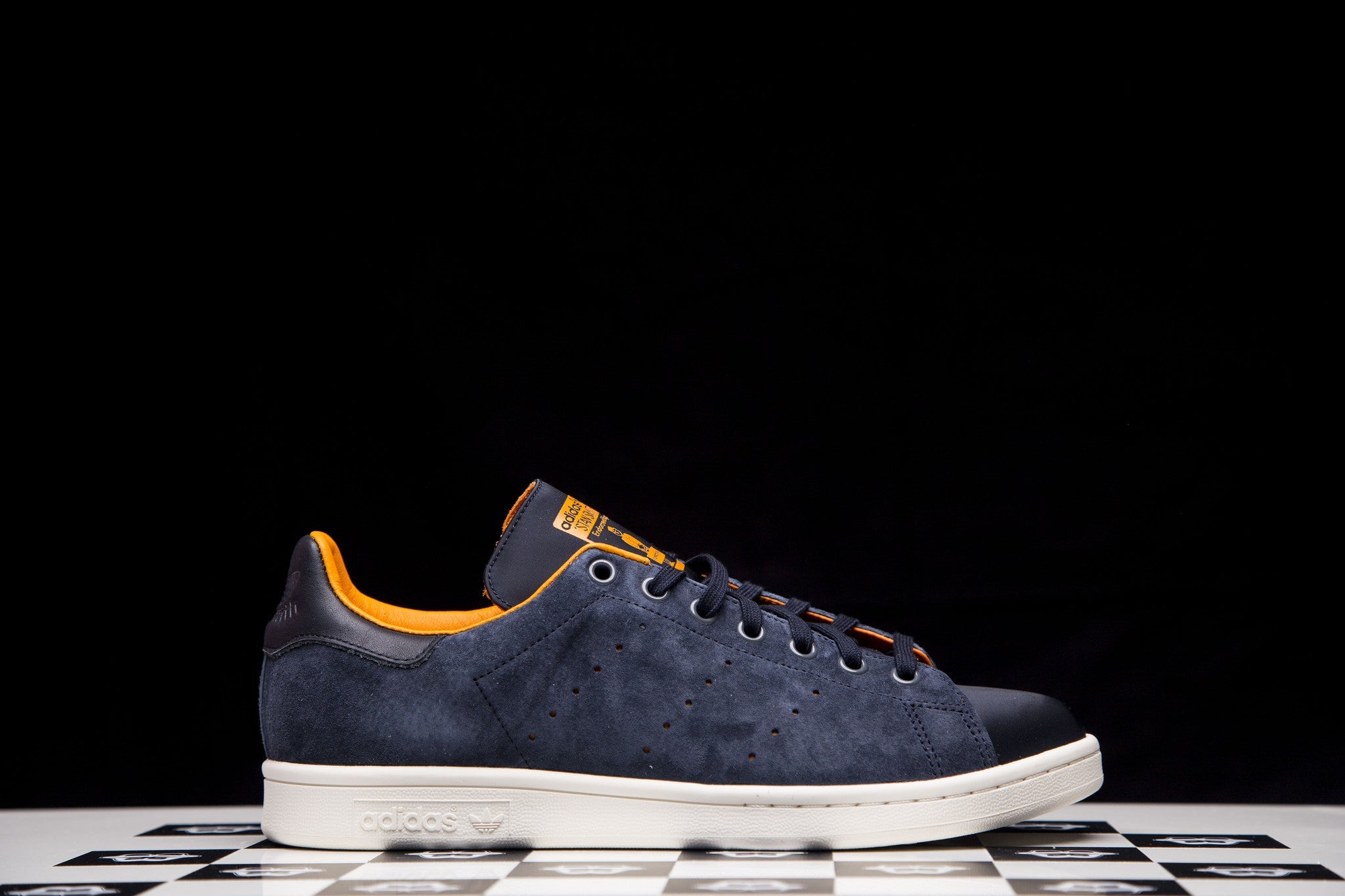 ADIDAS STAN SMITH X MR PORTER BLUE SUEDE S75390 - thesneakerspy