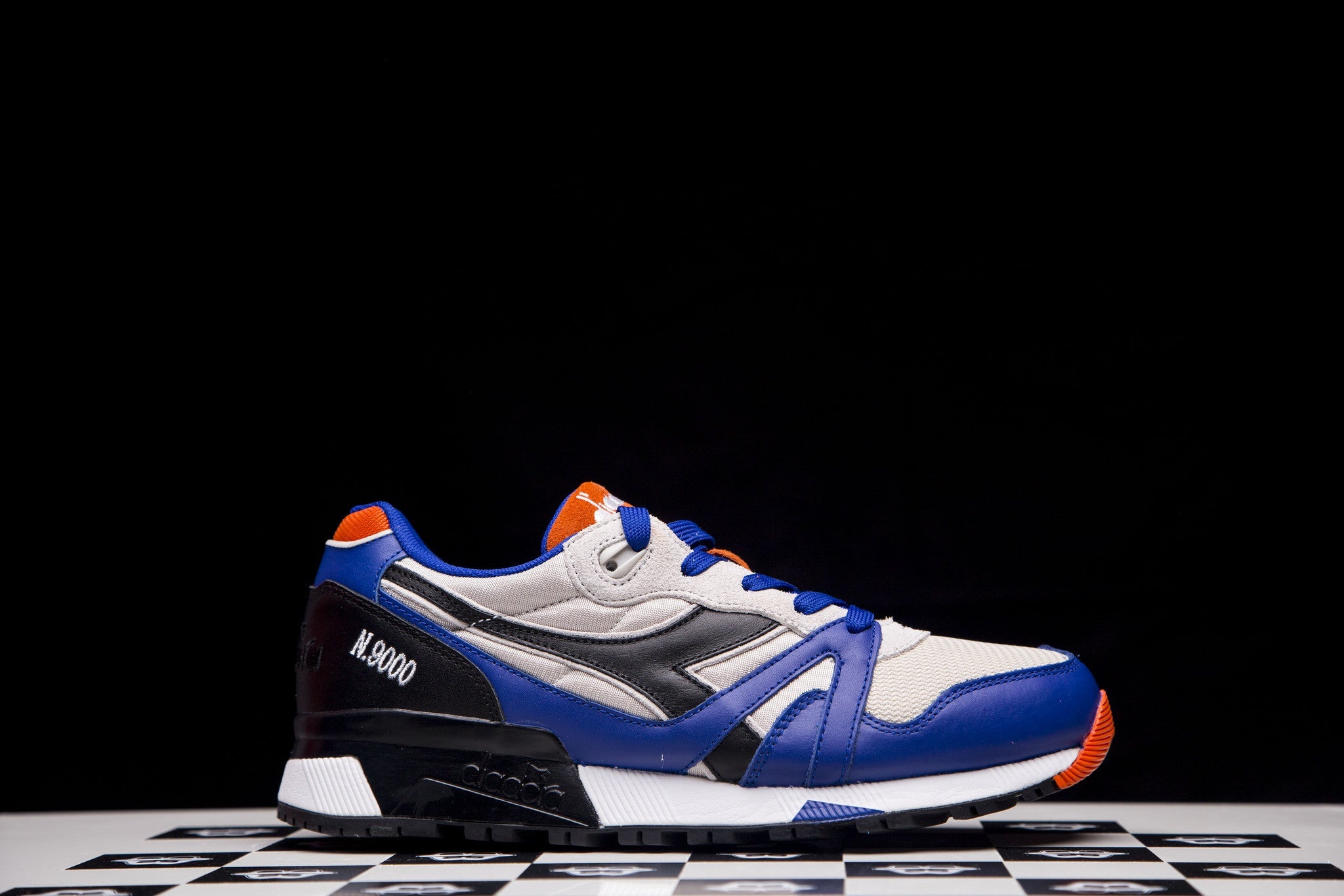 DIADORA N9000 WIND GREY/ IMPERIAL BLUE 50116200501 - thesneakerspy