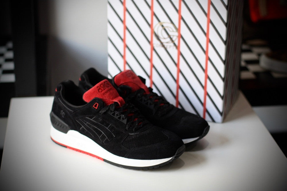 ASICS X CONCEPTS GEL RESPECTOR BLACK WIDOW - thesneakerspy