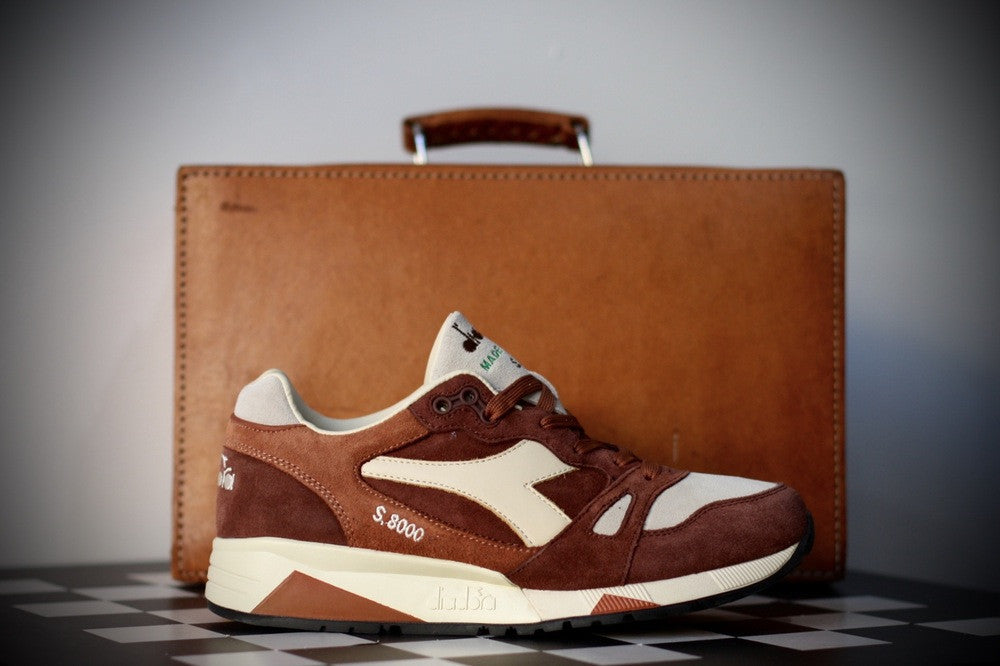 DIADORA S8000 S ITA MADE IN ITALY BROWN/MUSHROOM 501161661030026 - thesneakerspy