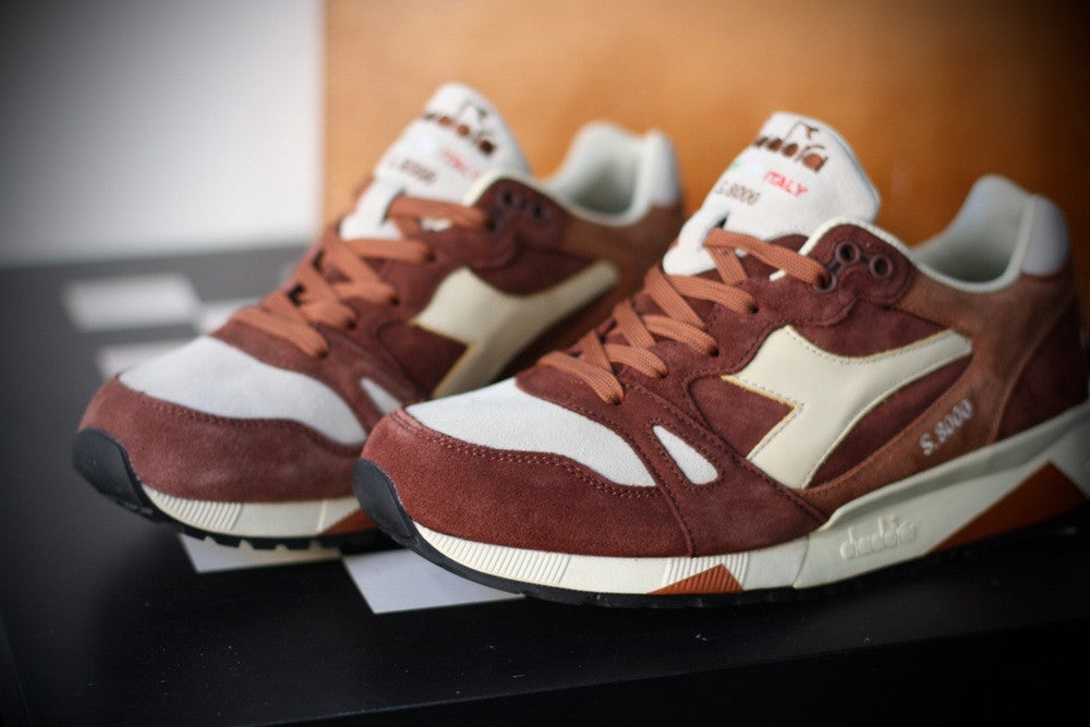 DIADORA S8000 S ITA MADE IN ITALY BROWN/MUSHROOM 501161661030026 - thesneakerspy