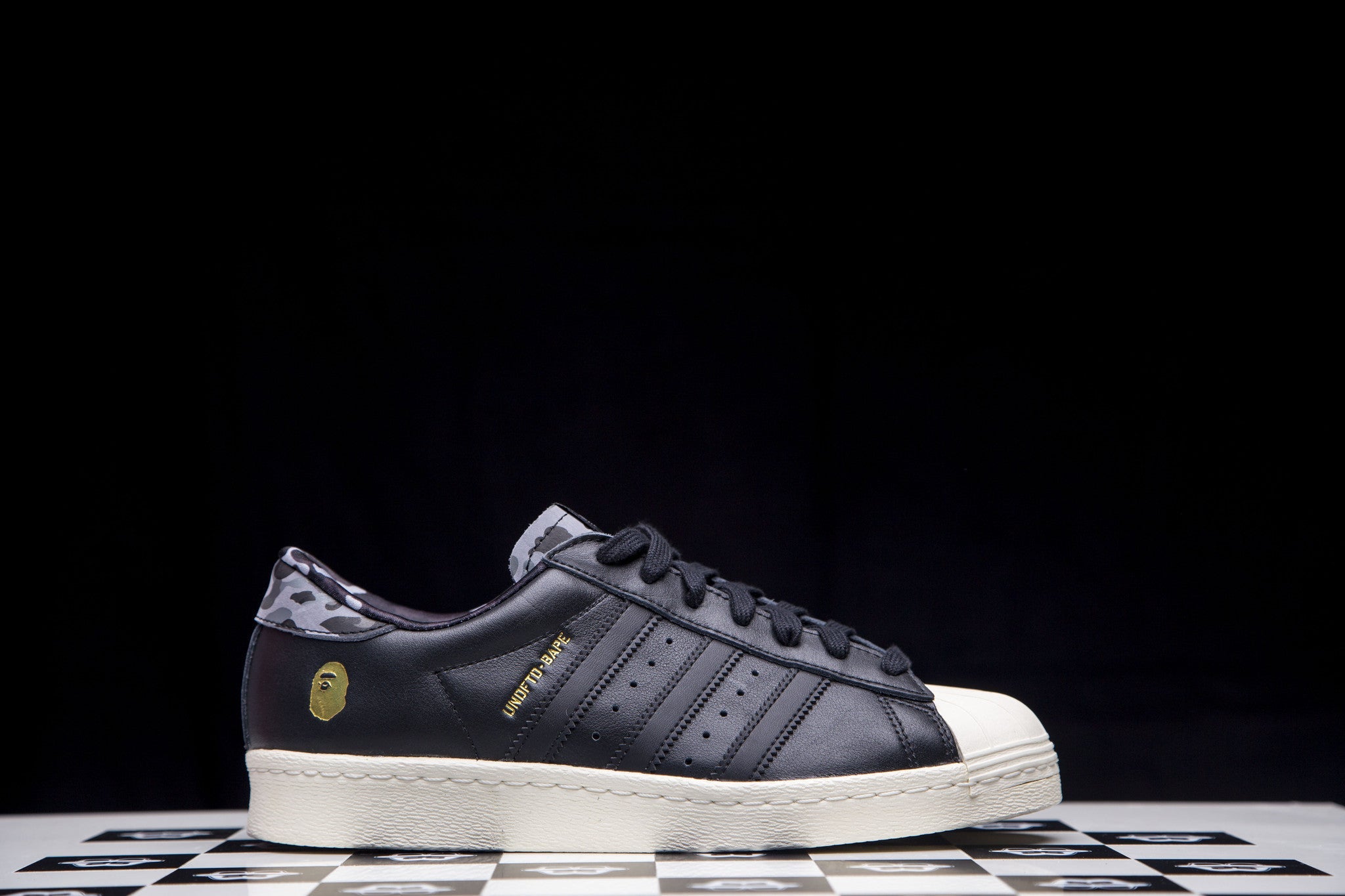 ADIDAS SUPERSTAR X UNDFTD X BAPE BLACK CAMO B34291 - thesneakerspy