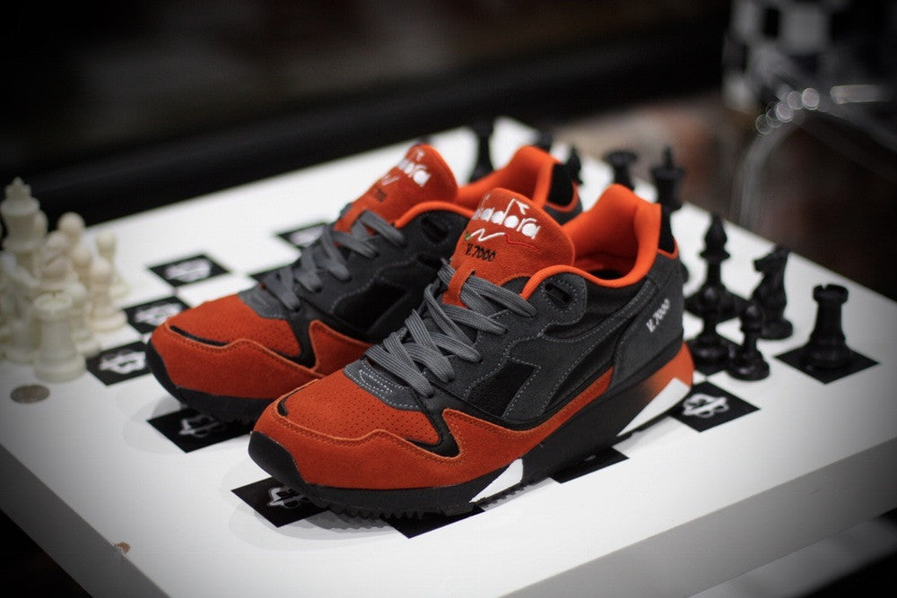 DIADORA V7000 CASTLE ROCK / DARK ORANGE - thesneakerspy