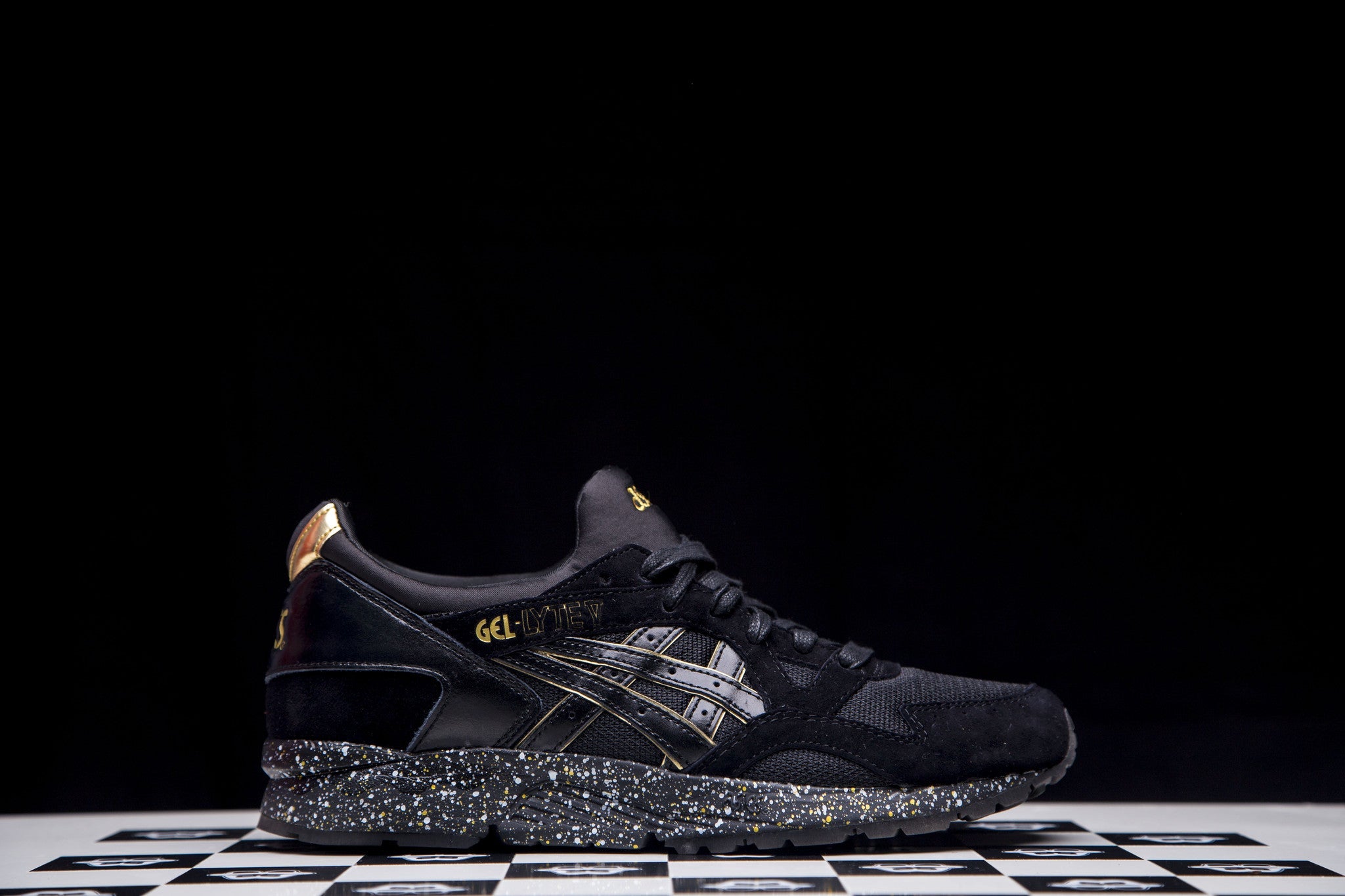 ASICS GEL LYTE III X ATMOS "BLACK AND GOLD"  H61AK 9090 - thesneakerspy