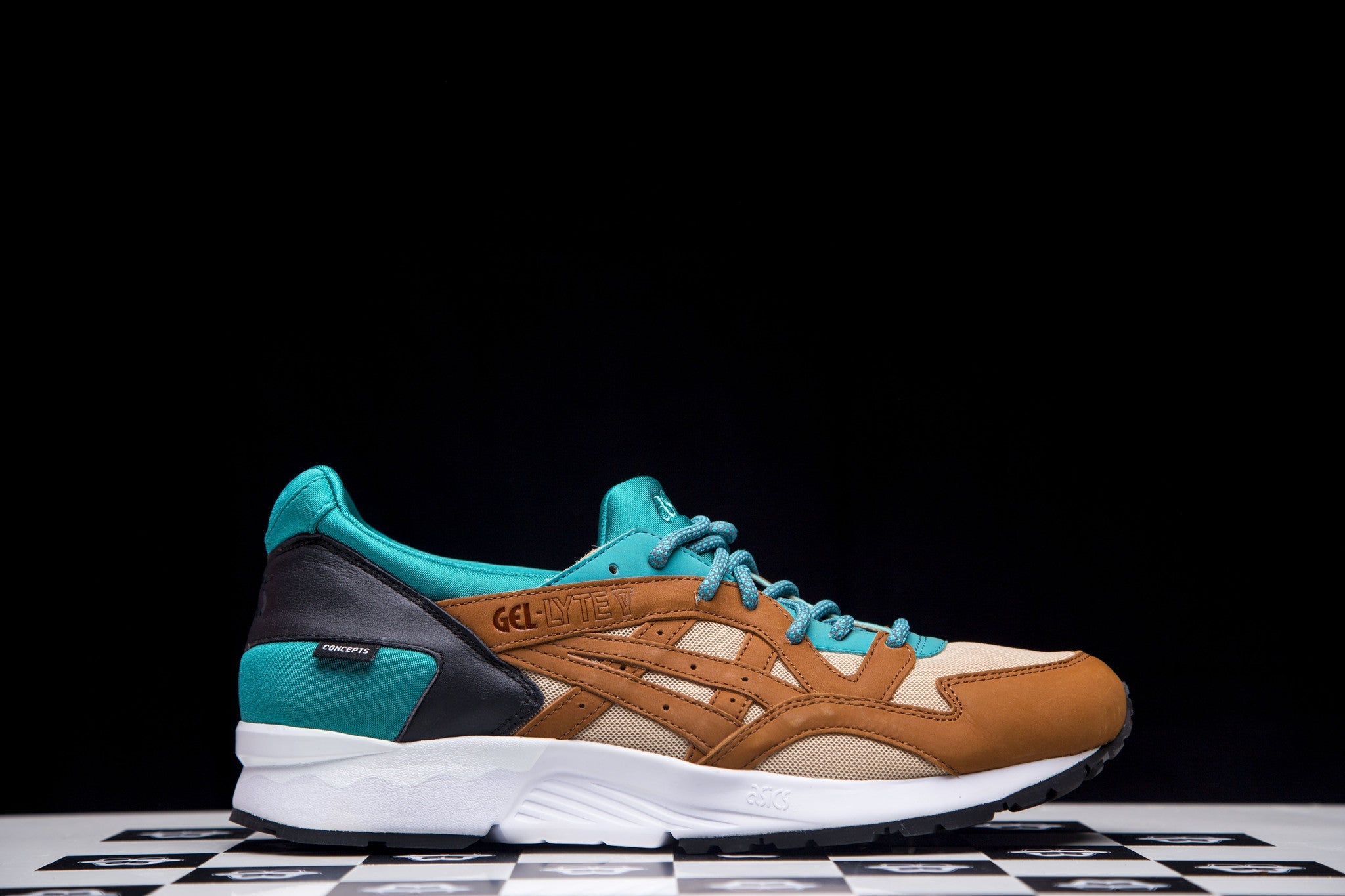 ASICS GEL LYTE V X CONCEPTS "MIX & MATCH" TEAL - thesneakerspy