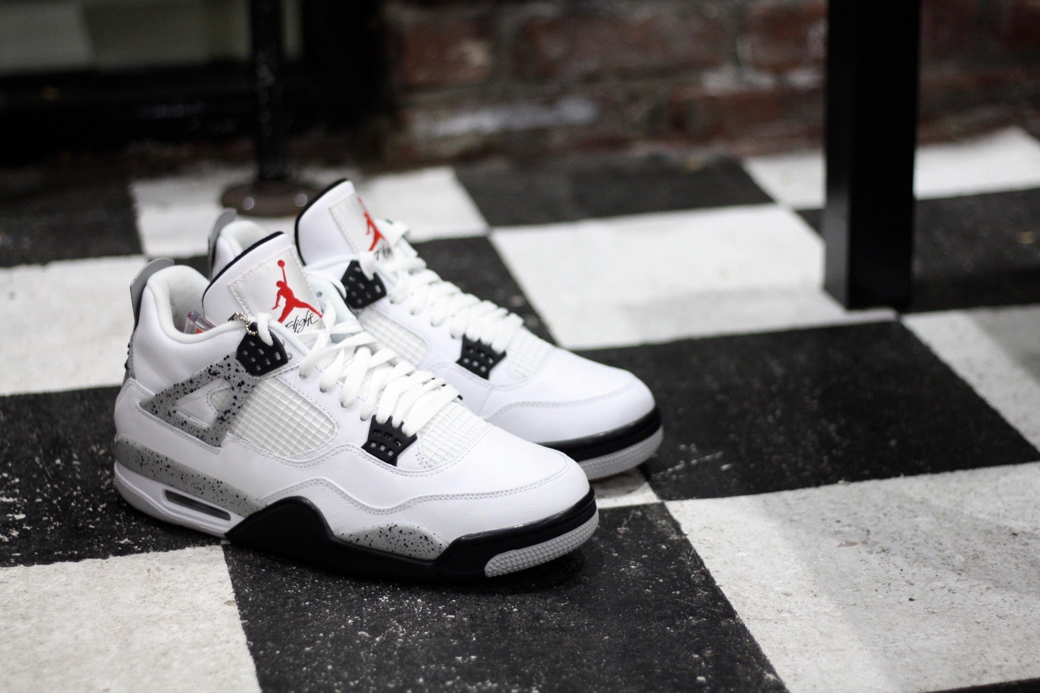 AIR JORDAN RETRO 4 OG "WHITE CEMENT" 2016 840606-129 - thesneakerspy