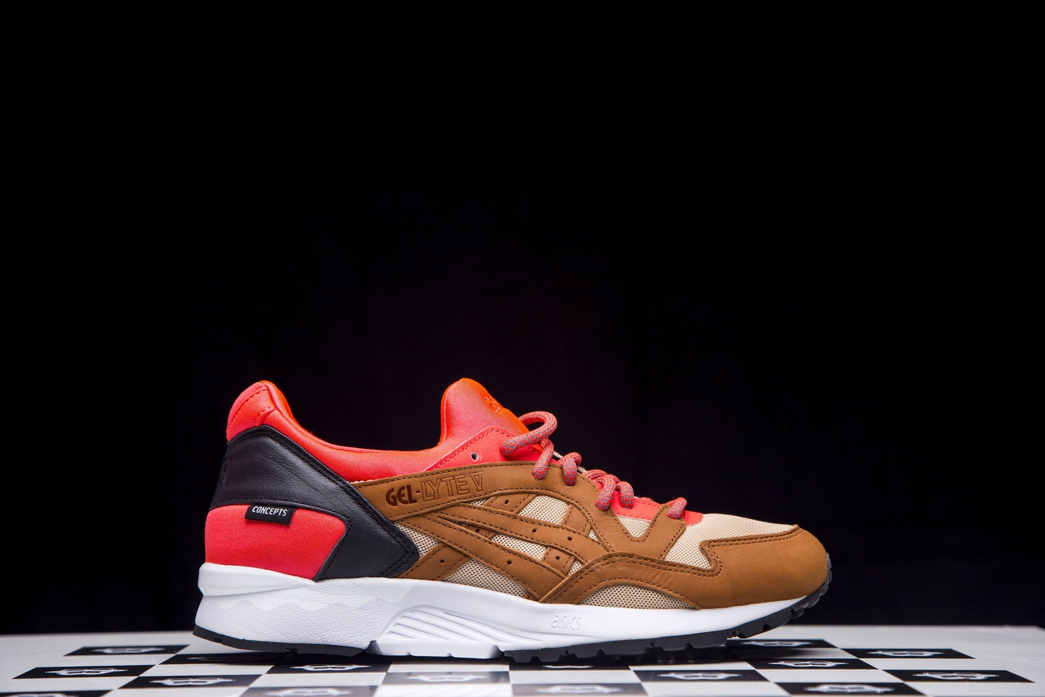 ASICS GEL LYTE V X CONCEPTS "MIX & MATCH" CORAL - thesneakerspy