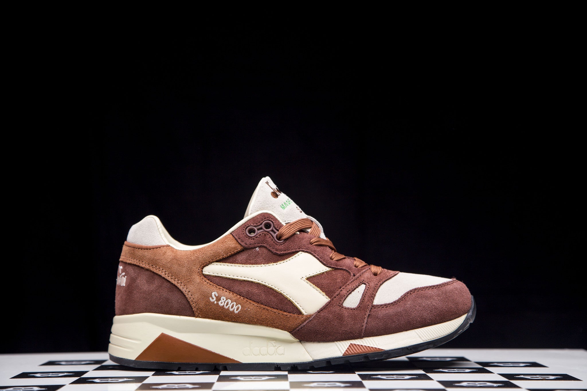 DIADORA S8000 S ITA MADE IN ITALY BROWN/MUSHROOM 501161661030026 - thesneakerspy