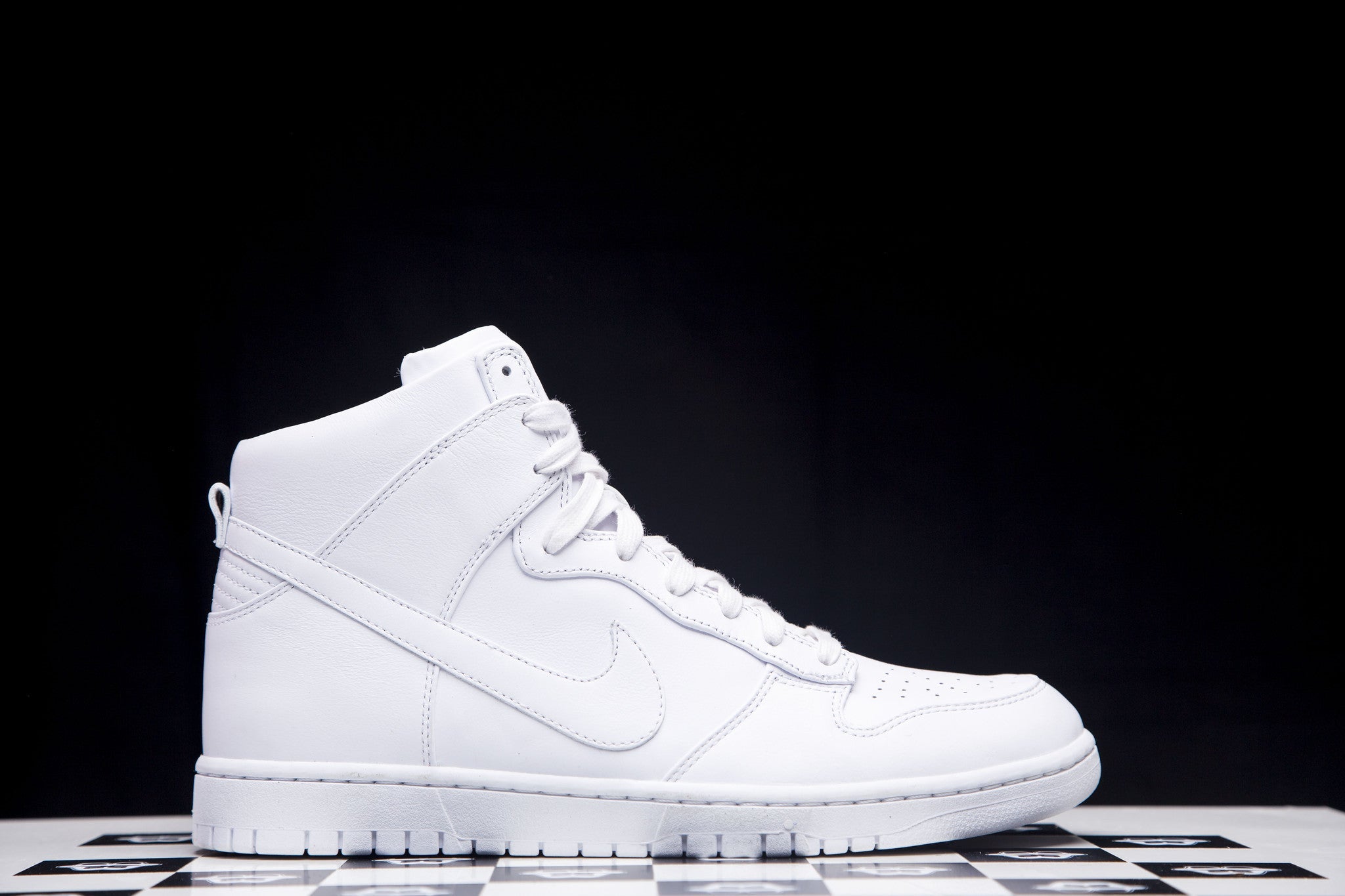 NIKE DUNK HIGH PREMIUM LUX "PURE WHITE" 718790 101 - thesneakerspy