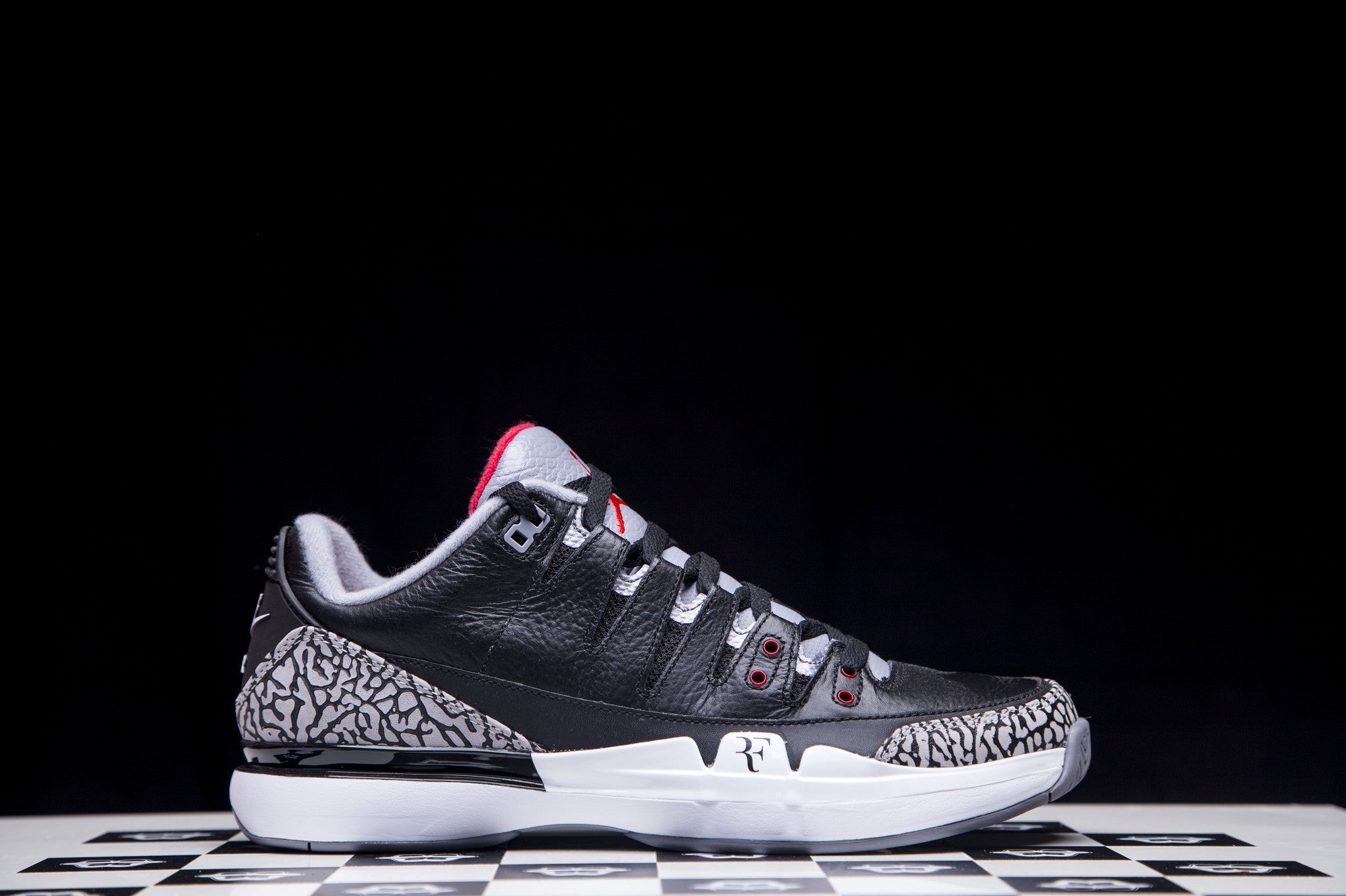 NIKE ZOOM VAPOR AJ3 BLACK CEMENT 709998 010 - thesneakerspy