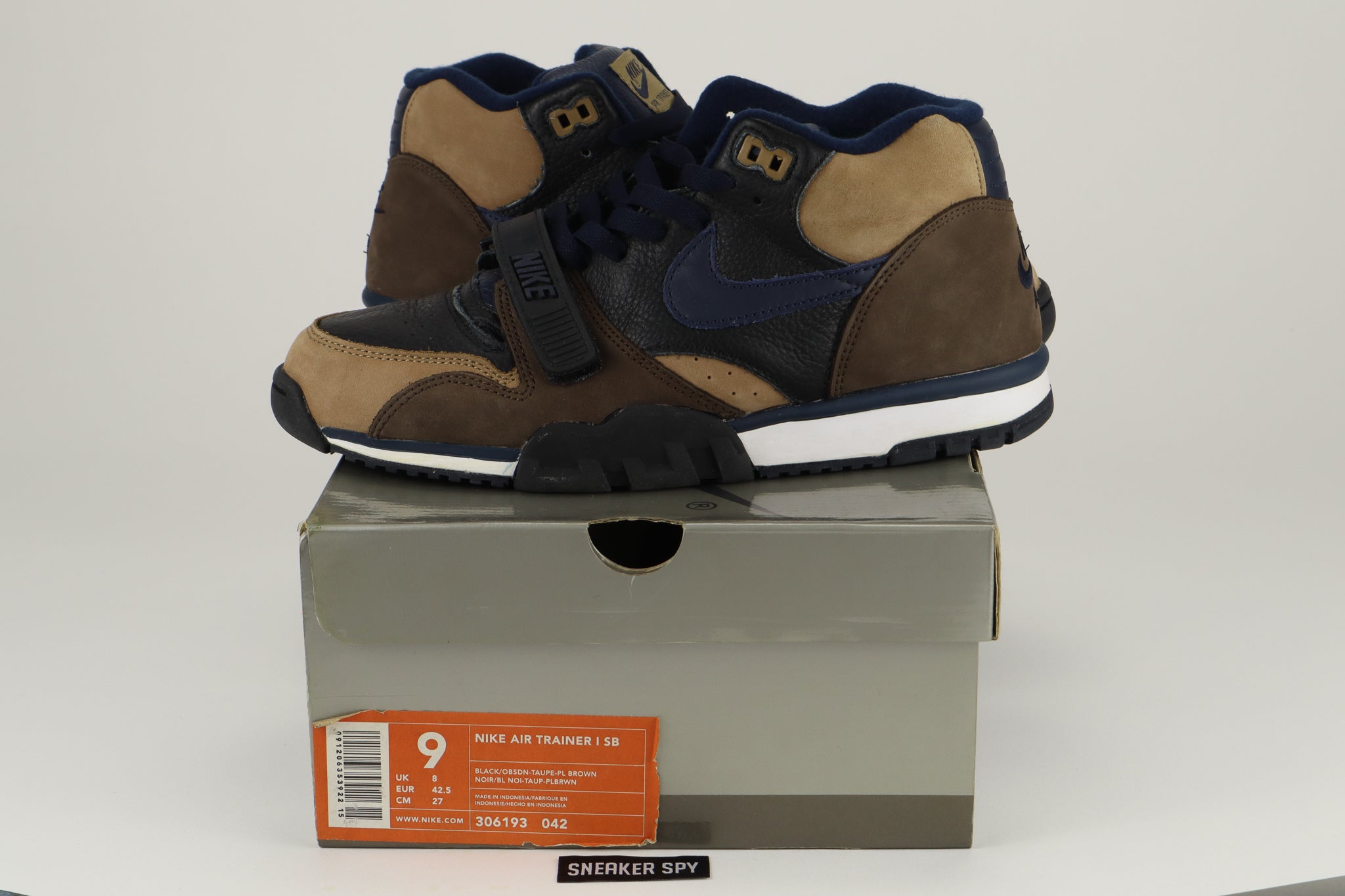 NIKE AIR TRAINER 1 SB "PAUL BROWN" 306193 042 (PRE-OWNED)